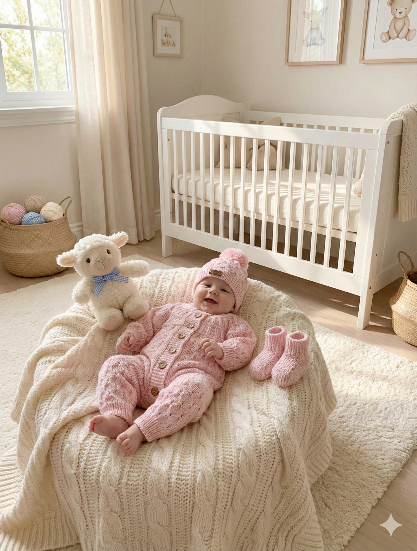 "Opal” Romper Knitting pattern for Reborn doll 16 -22” or 0-3 Mth Old Baby