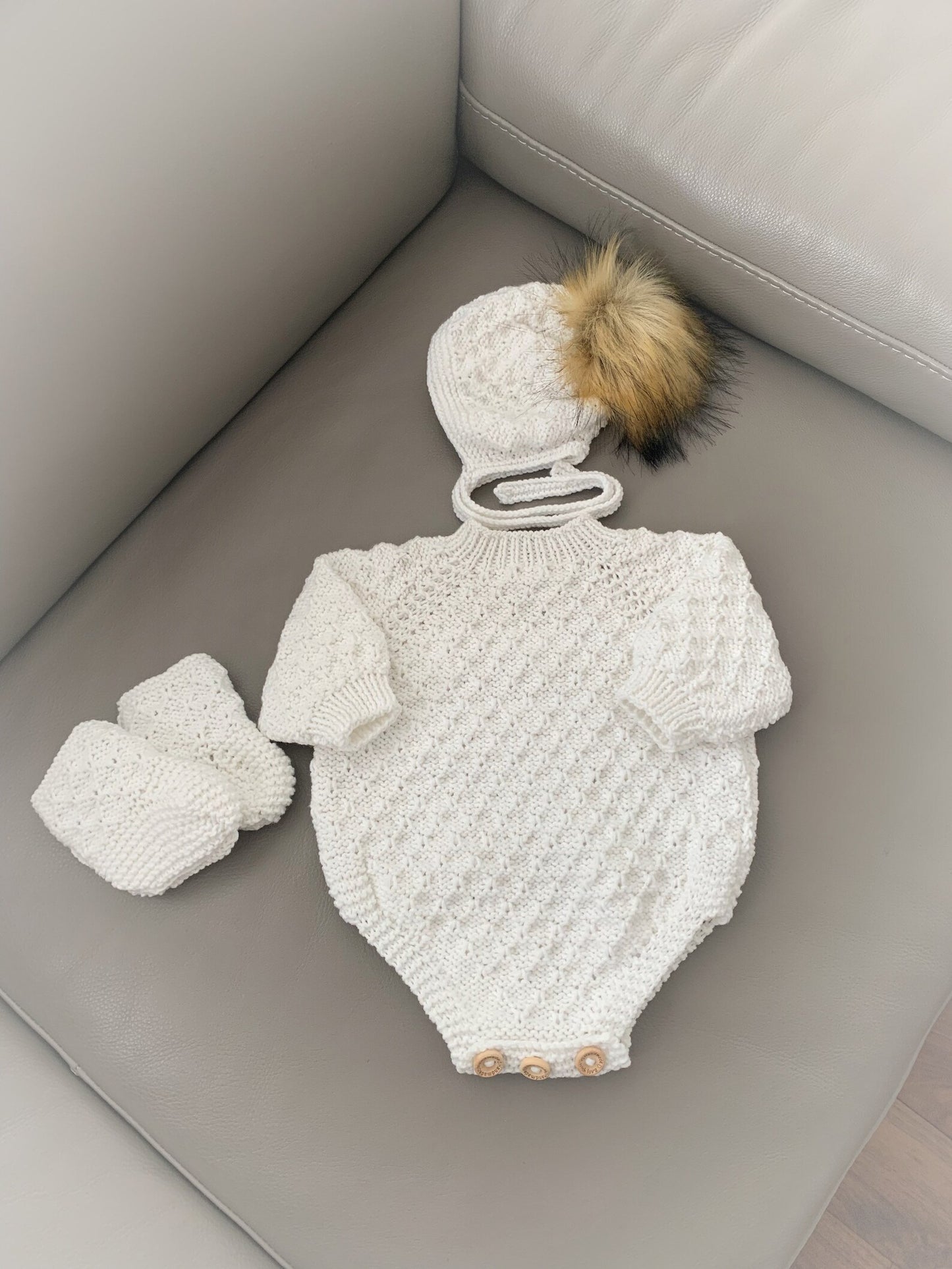 "Frejya” Romper Knitting pattern for Reborn doll 19 -24” or 0-6 Month Old Baby