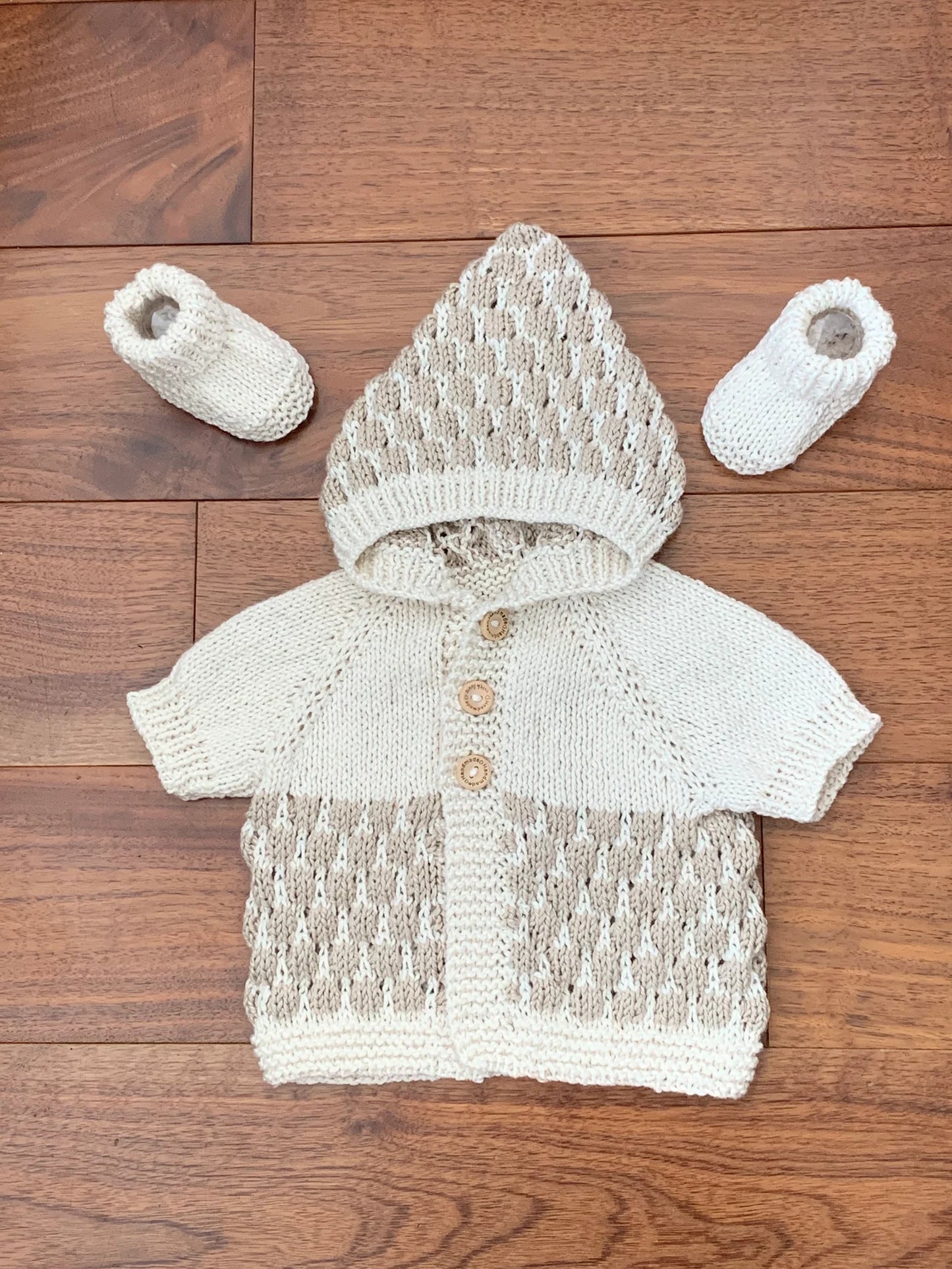 "Popcorn” 4 Piece set Knitting pattern for Reborn doll 16 -22” or 0-3 Month Old Baby
