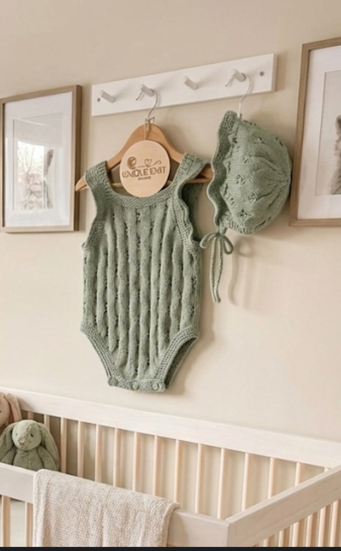 "Caz” Multi Piece set knitting pattern for reborn doll 16-22" or 0-3 month old baby