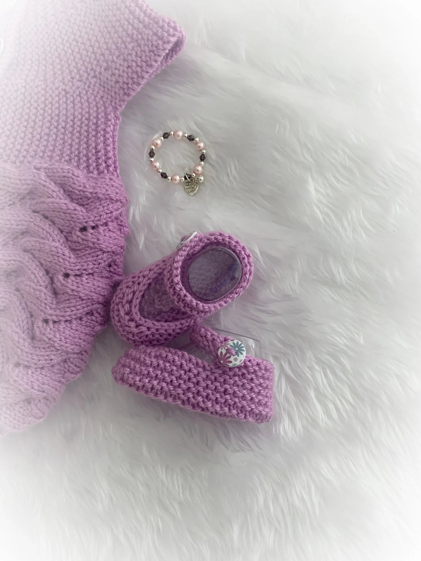 "Gardenia ” Sideways made Knitting pattern for Reborn doll 16 -22” or 0-3 Mth Old Baby