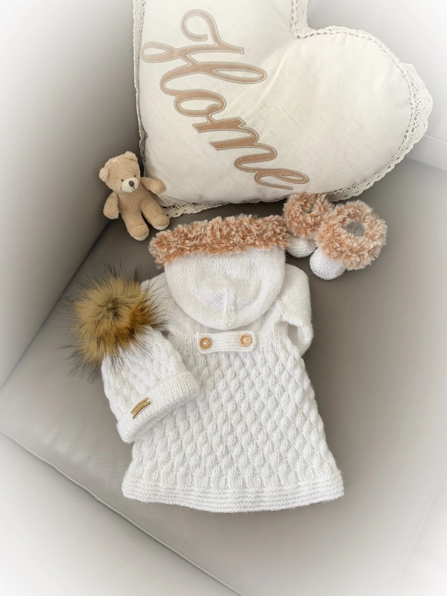 "Sage” 4 Piece Set Knitting pattern for Reborn doll 16-22” or 0-3 Mth Old Baby