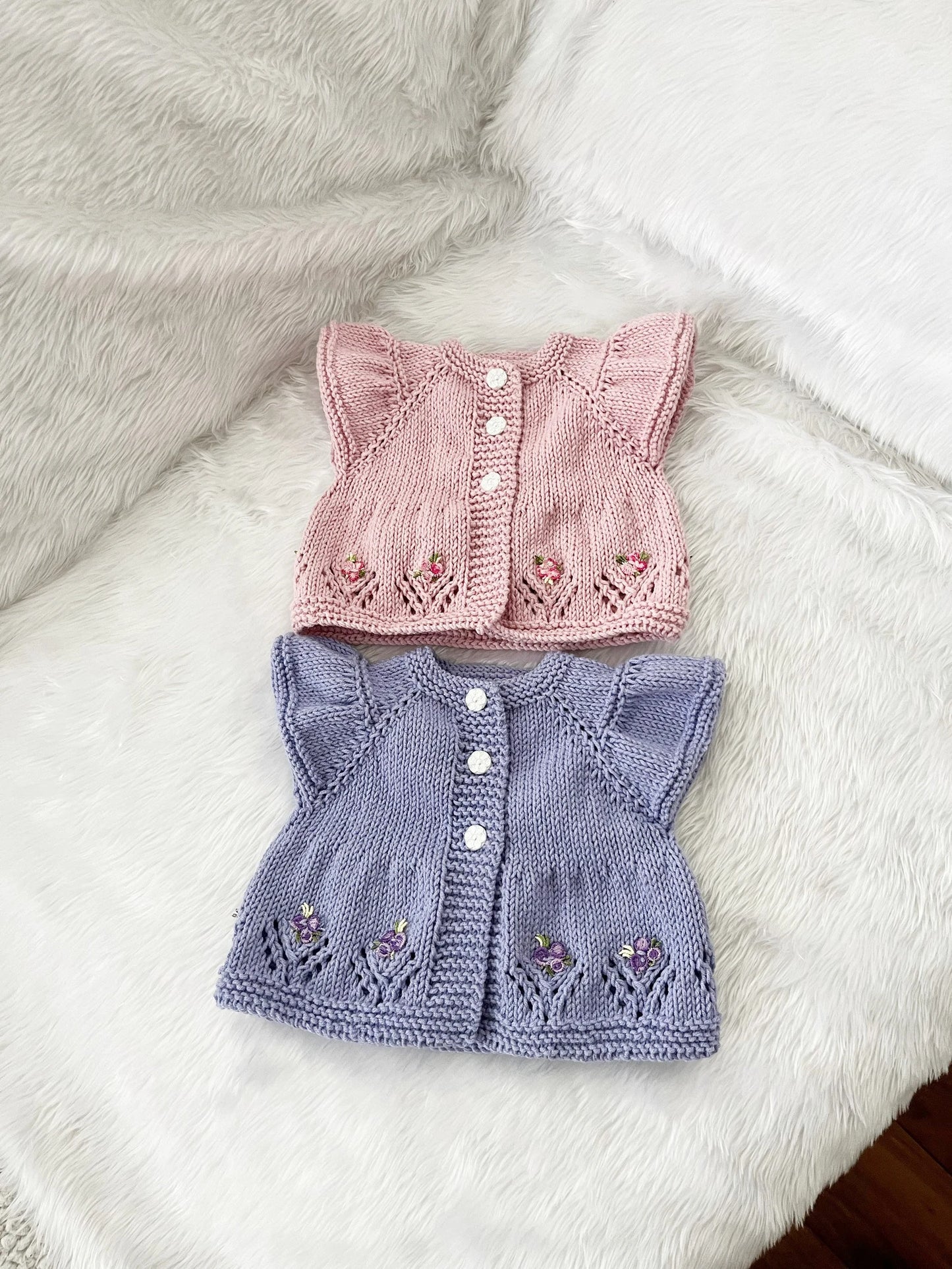 "Isabelle” 4 Piece Knitting pattern set for Reborn doll 16 -22” or 0-3 Month Old Baby