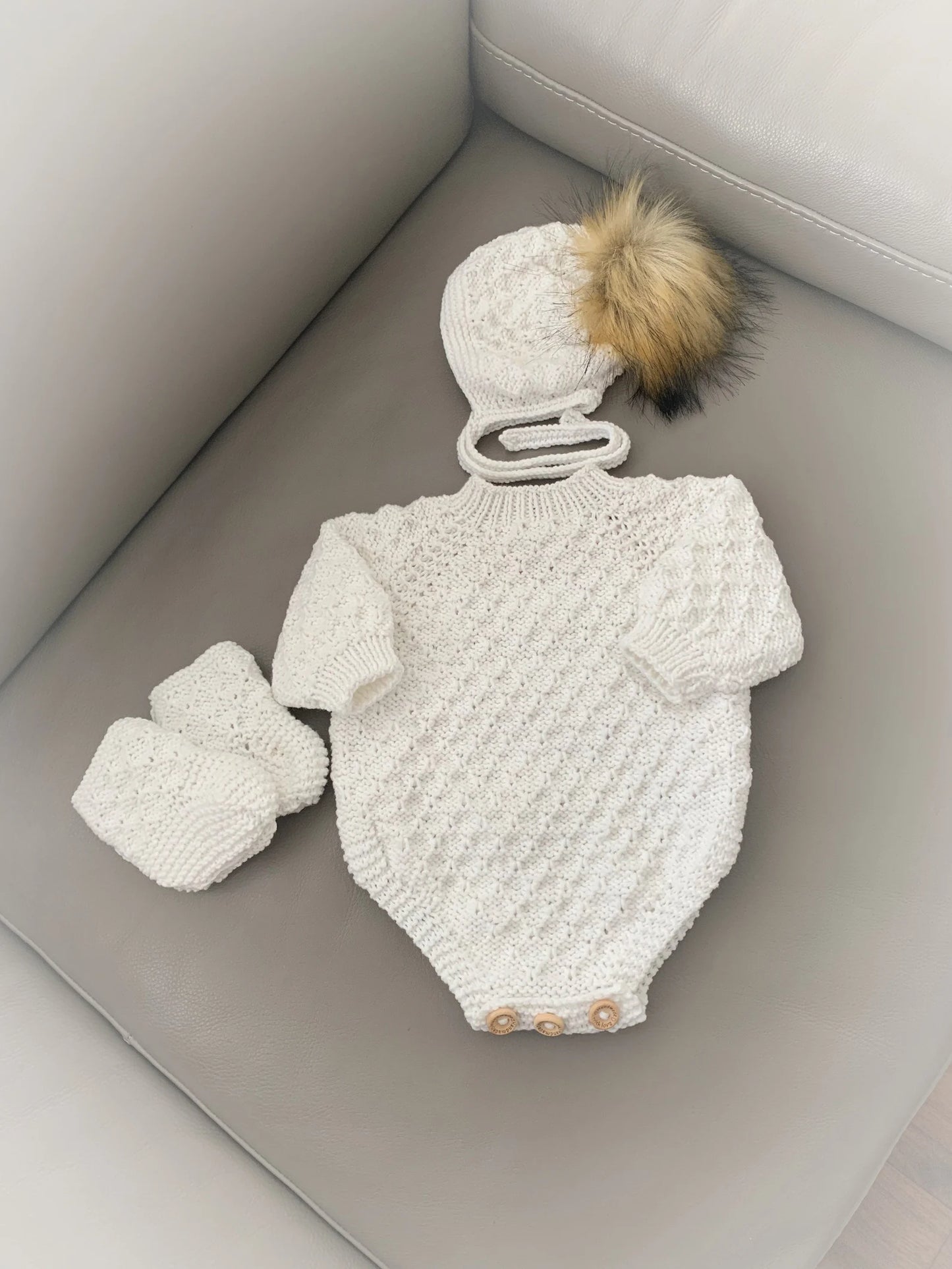"Frejya” Romper Knitting pattern for Reborn doll 19 -24” or 0-6 Month Old Baby
