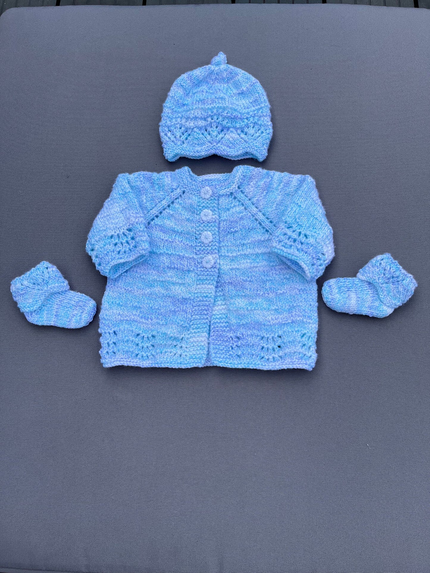 "Windsor” 4 Piece Set Knitting pattern for Reborn doll 16-22” or 0-3 Month Old Baby