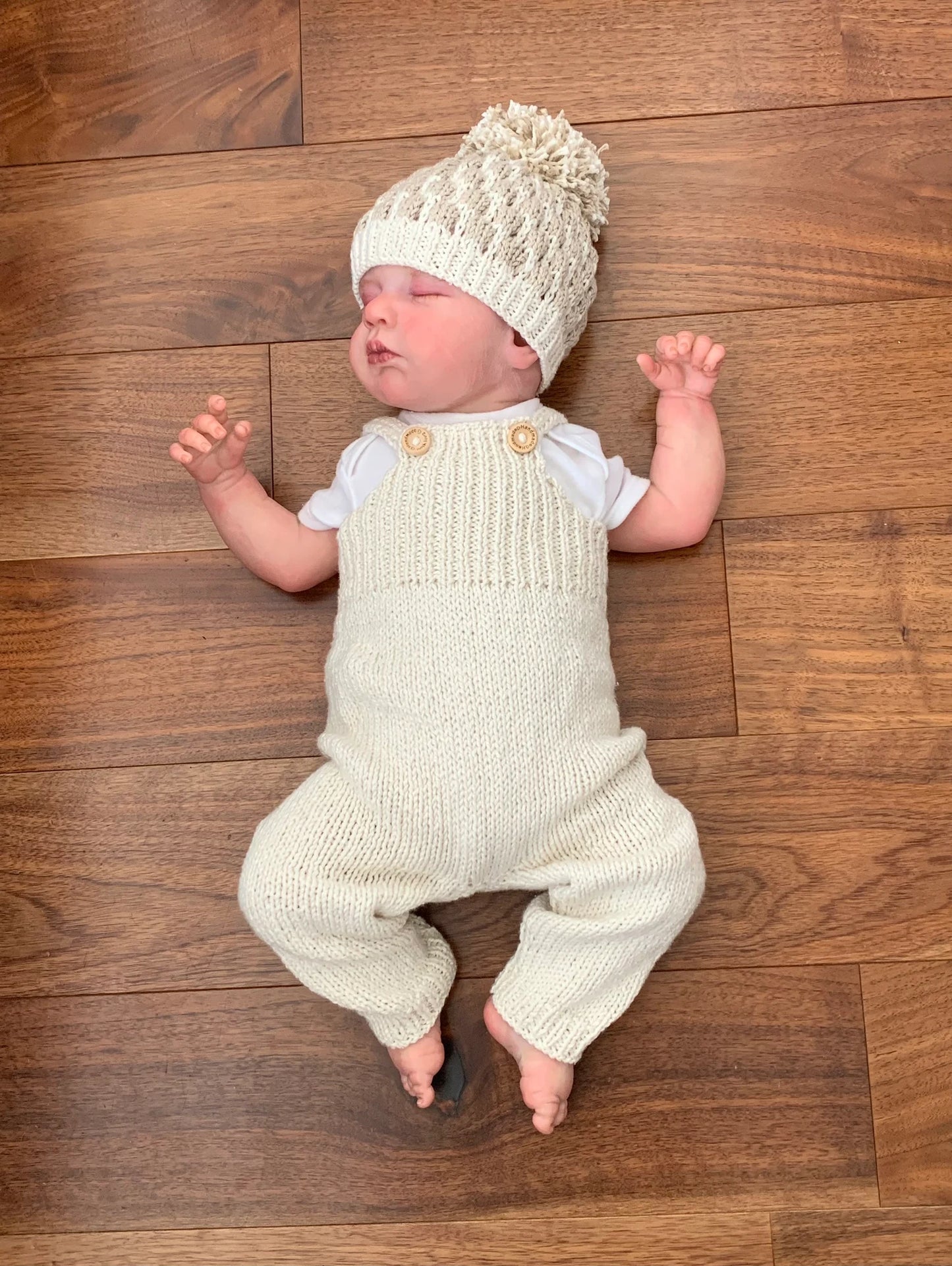 "Popcorn” 4 Piece set Knitting pattern for Reborn doll 16 -22” or 0-3 Month Old Baby