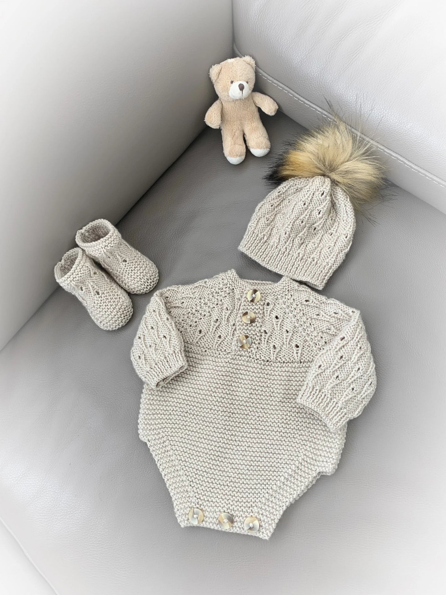 "Pumpkin” Romper Knitting pattern for Reborn doll 16 -22” or 0-3 Mth Old Baby