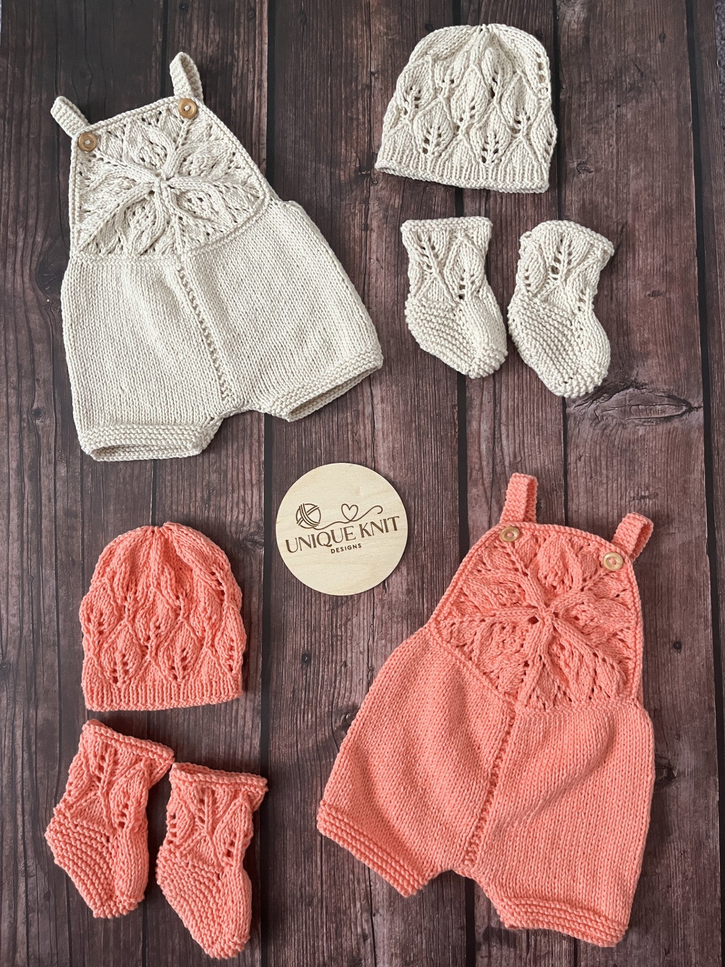 "Starlight” 3 Piece Knitting pattern set for Reborn doll 16 -22” or 0-3 Month Old Baby