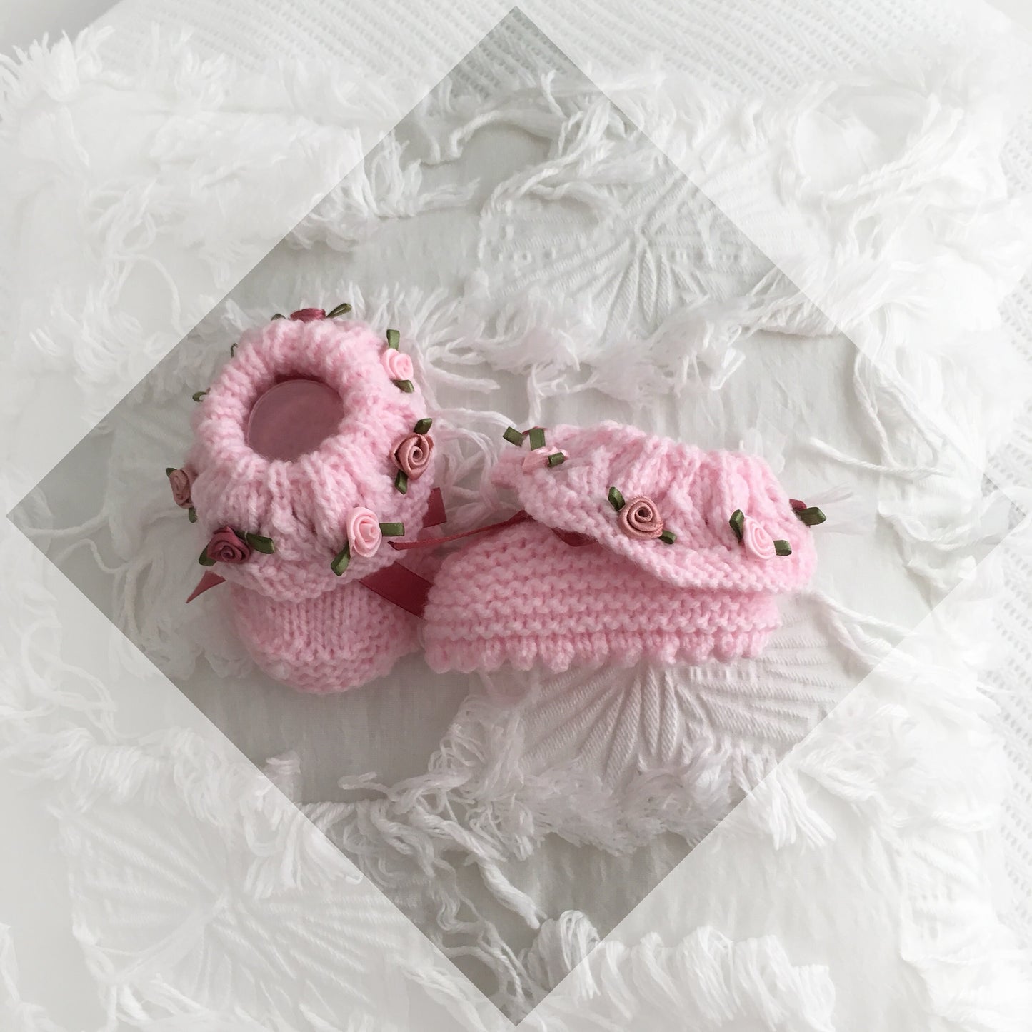 "Tulip” Dress Set Knitting pattern for Reborn doll 16 -22” or 0-3 Mth Old Baby