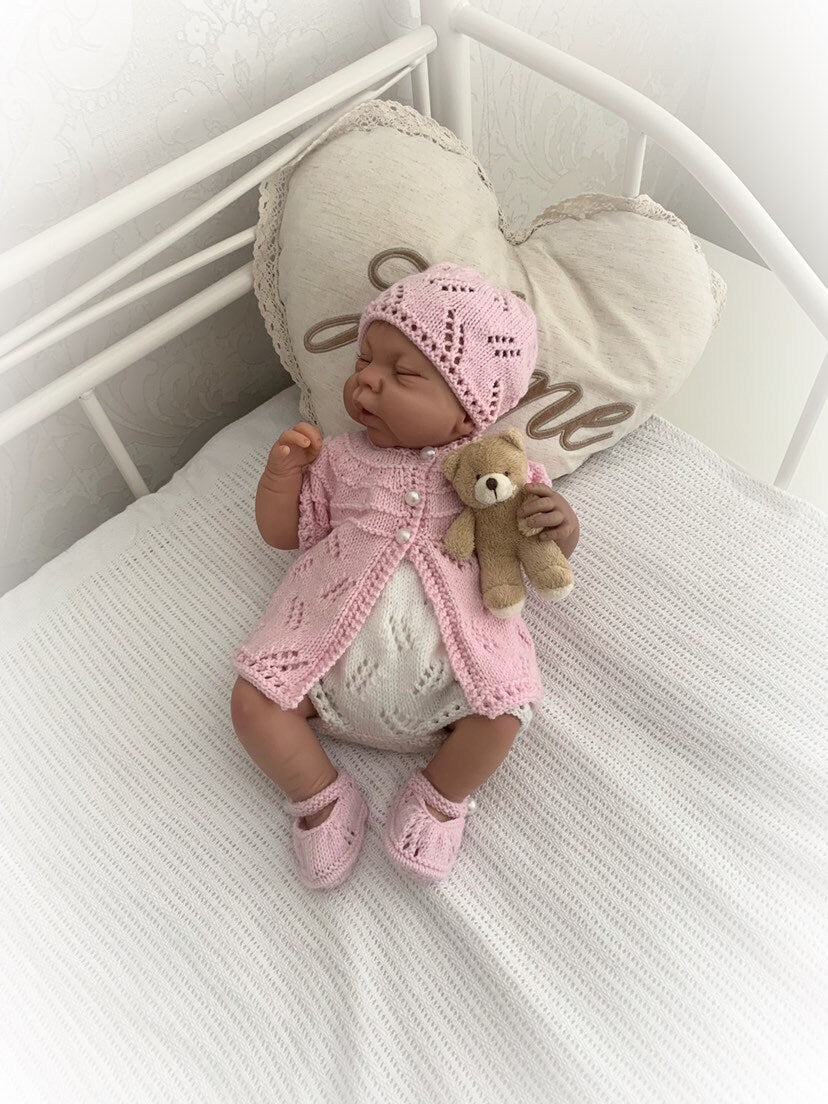 "Mayflower ” Mix 'n' Match Knitting pattern for Reborn doll 16 -22” or 0-3 Mth Old Baby