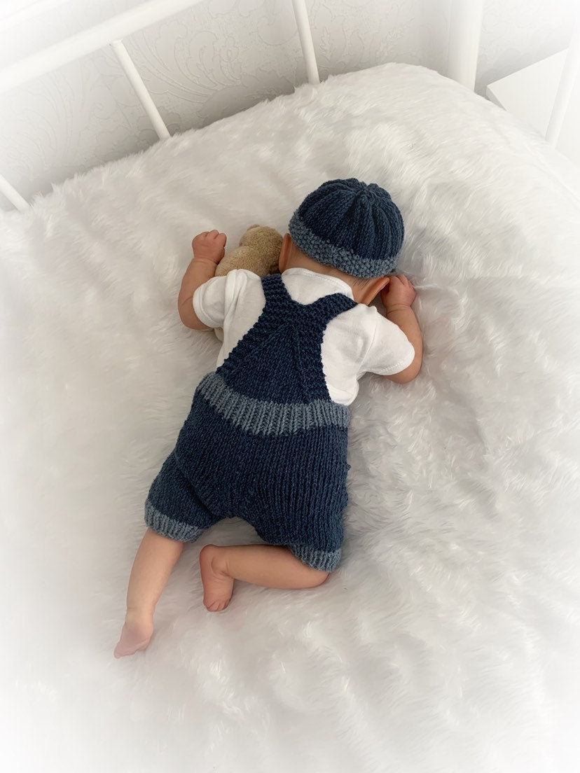"Dandelion ” 4 Piece Set Knitting pattern for Reborn doll 16 -22” or 0-3 Mth Old Baby