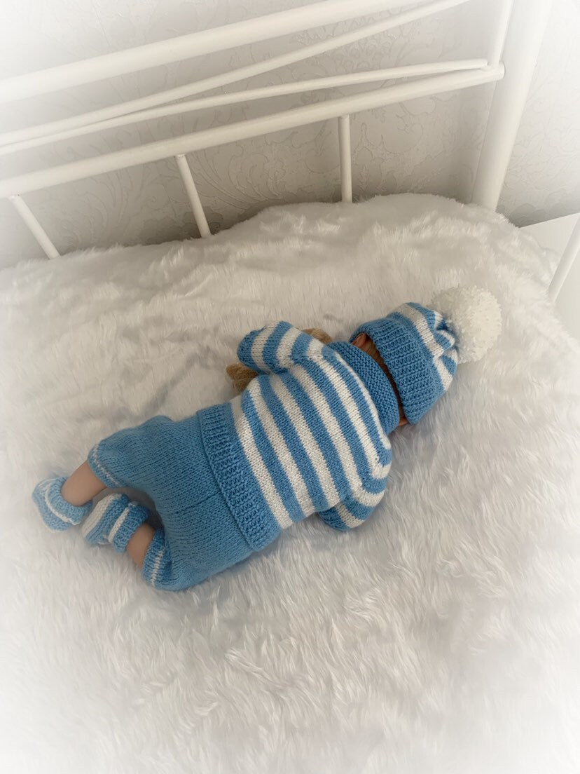 "Chestnut” Shorts and top Knitting pattern set for Reborn doll 16 -22” or 0-3 Mth Old Baby