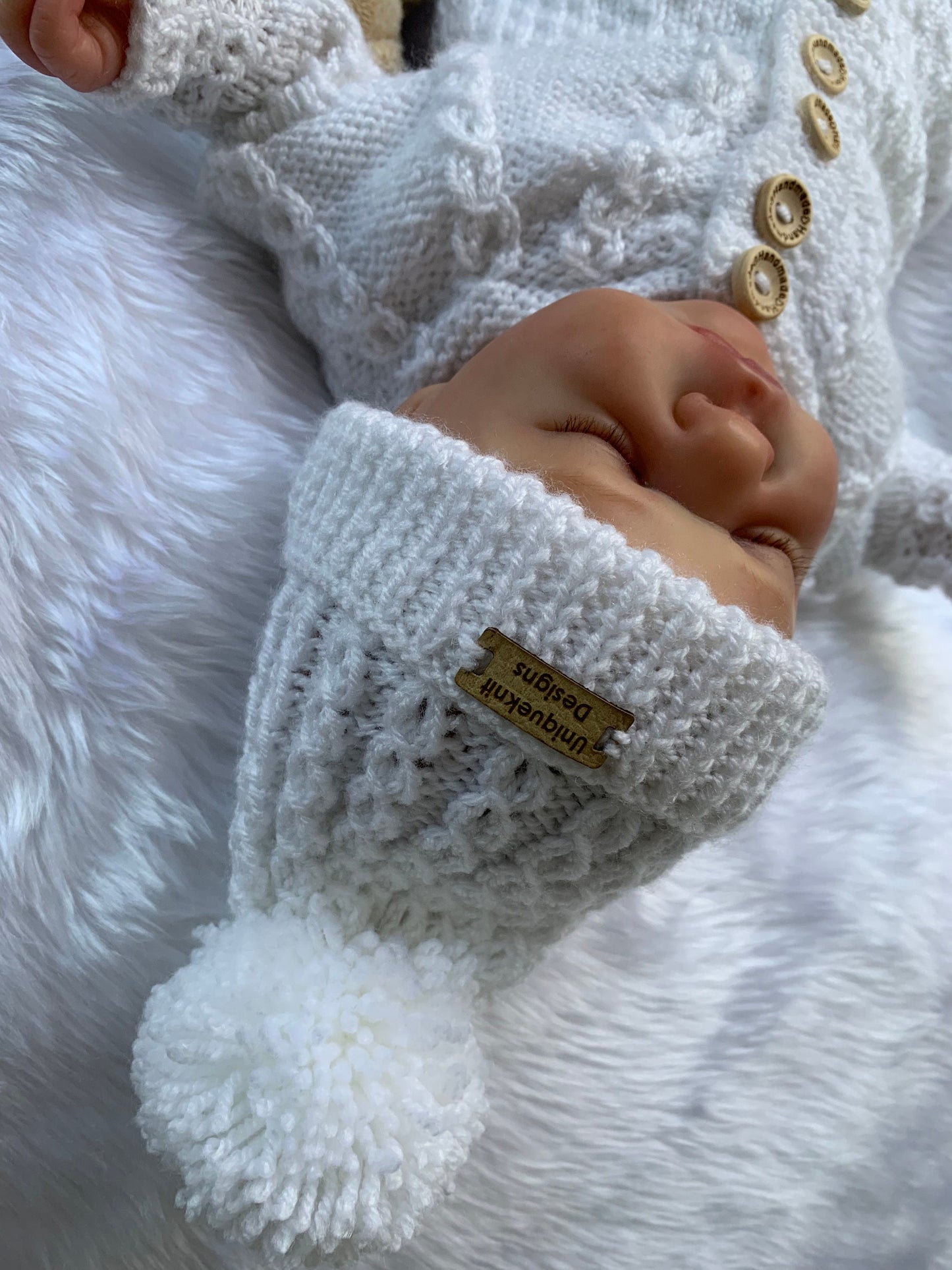 "Primrose” Romper Knitting pattern for Reborn doll 16 -22” or 0-3 Mth Old Baby