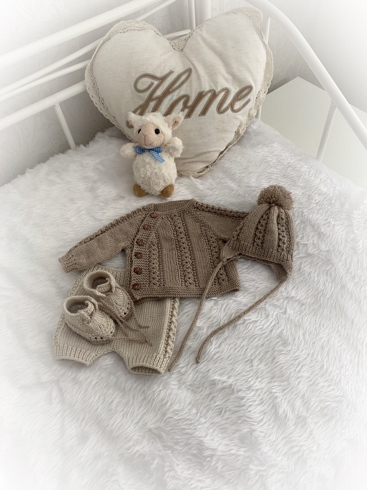 "Pepper” Side opening top and lace up boot set Knitting pattern for Reborn doll 16 -22” or 0-3 Mth Old Baby
