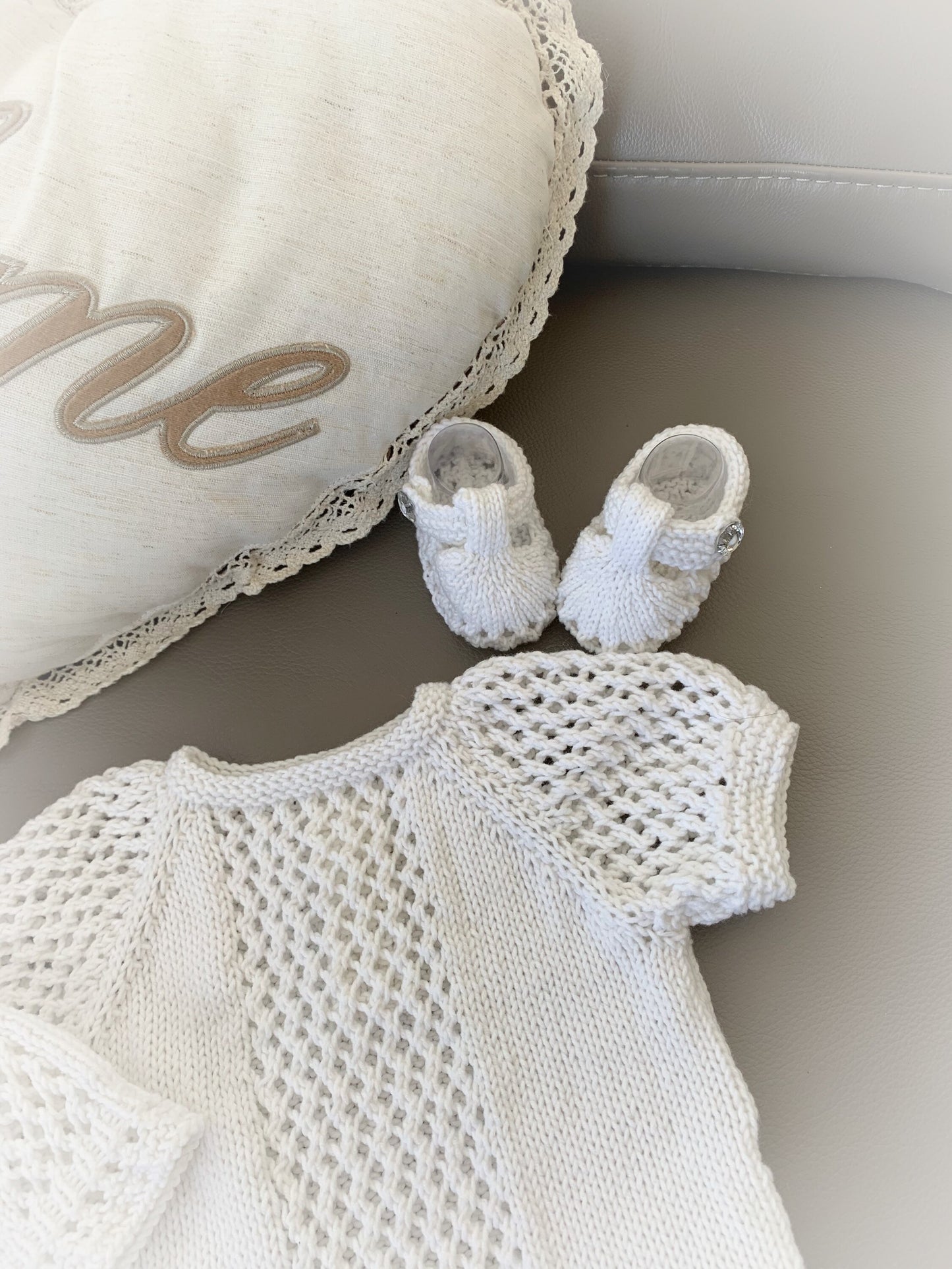 "Pearl” Romper Knitting pattern for Reborn doll 16 -22” or 0-3 Mth Old Baby