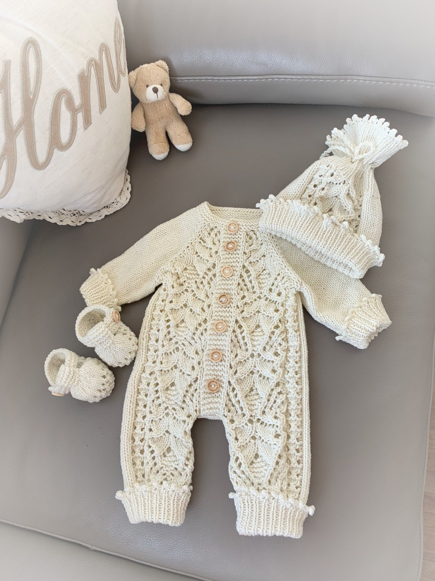 "Honeysuckle” Romper Knitting pattern for Reborn doll 16 -22” or 0-3 Mth Old Baby