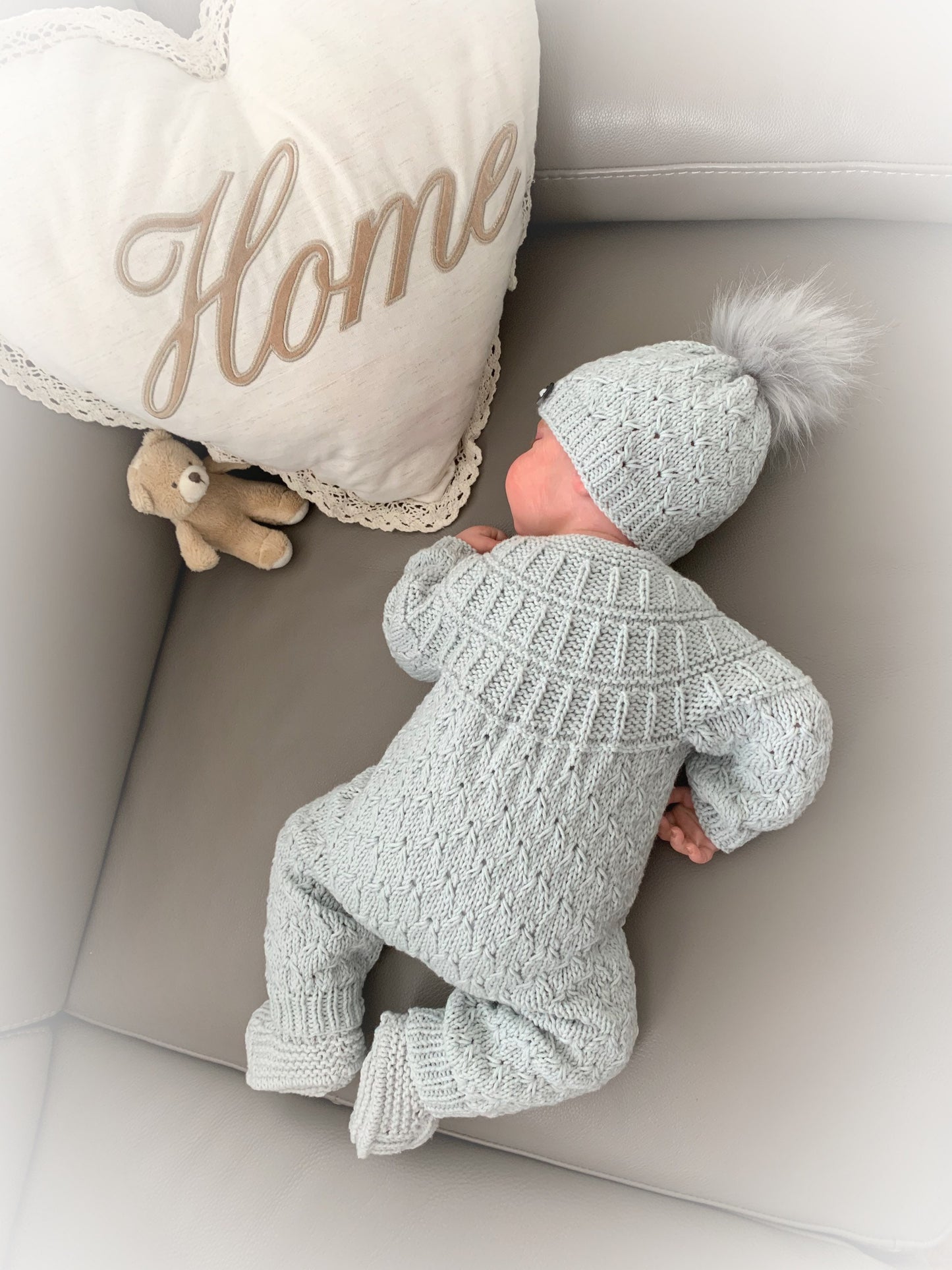 "Opal” Romper Knitting pattern for Reborn doll 16 -22” or 0-3 Mth Old Baby