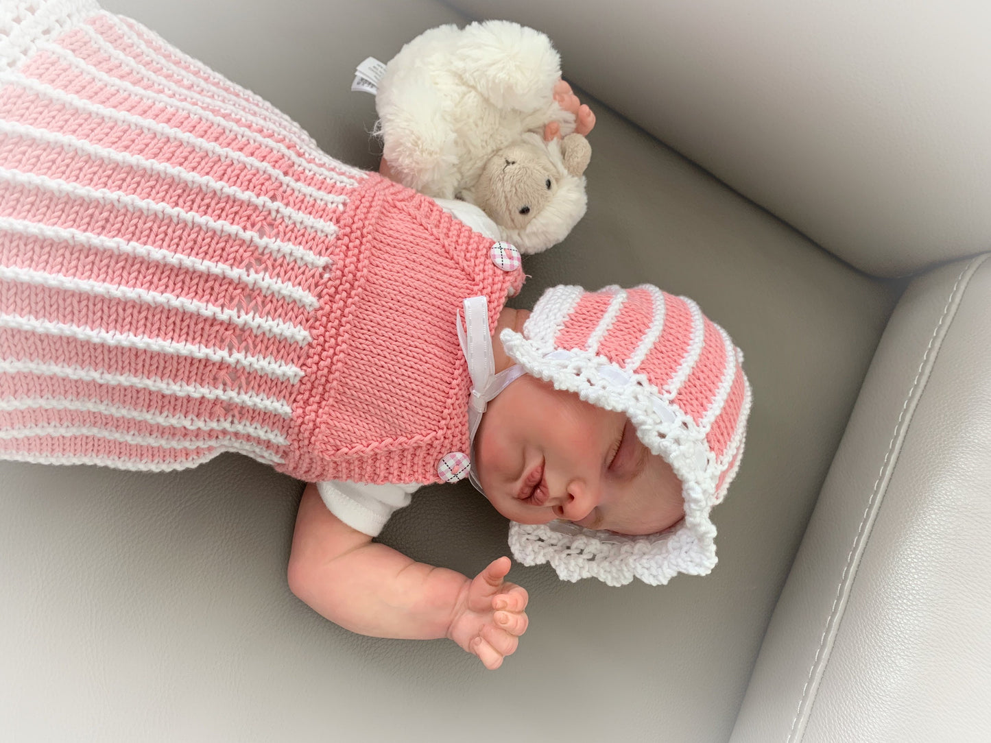 "Twinkle ” 4 Piece Set Knitting pattern for Reborn doll 16 -22” or 0-3 Mth Old Baby