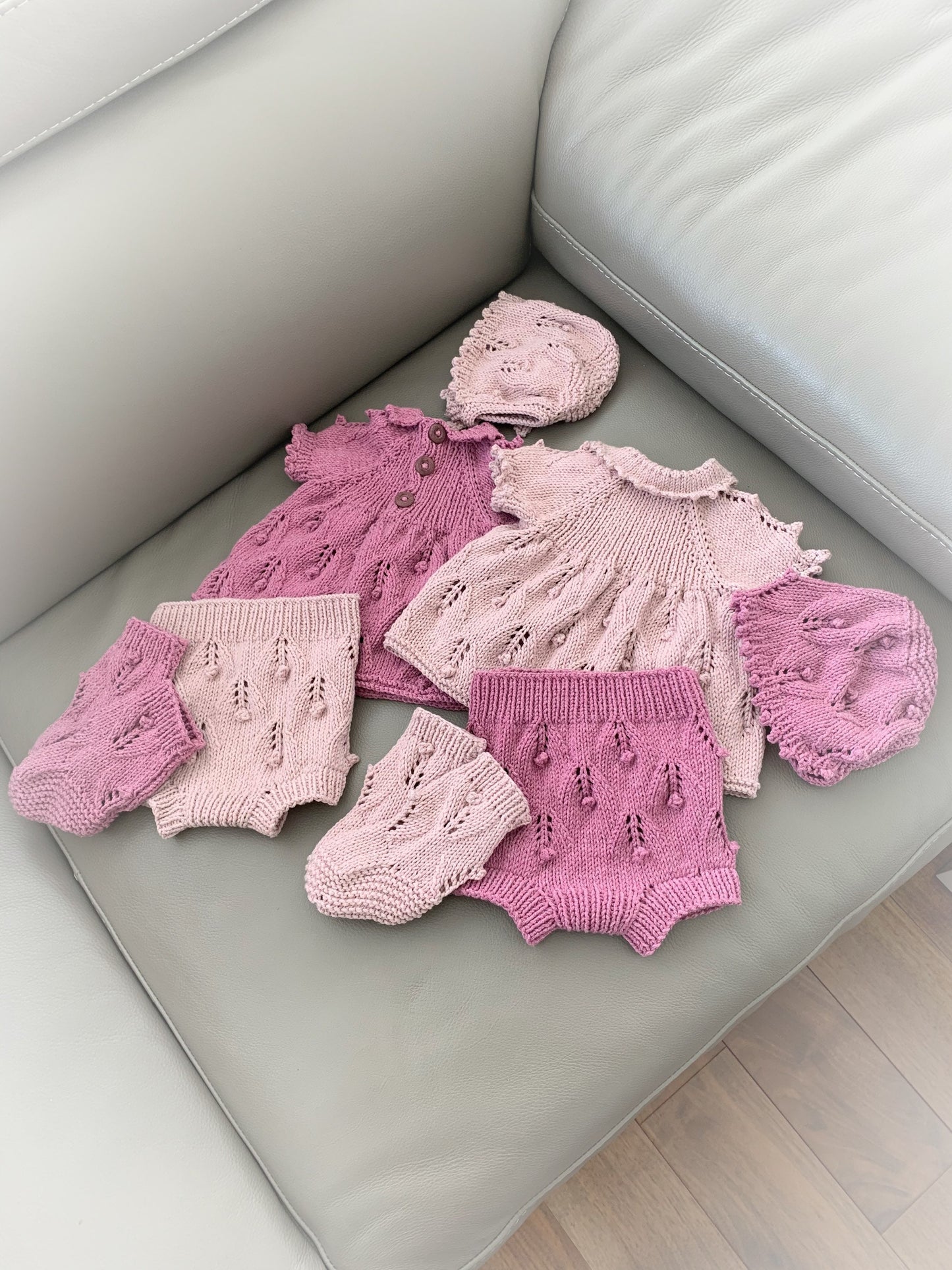 "Paris” Angel Set Knitting pattern for Reborn doll 16 -22” or 0-3 Month Old Baby