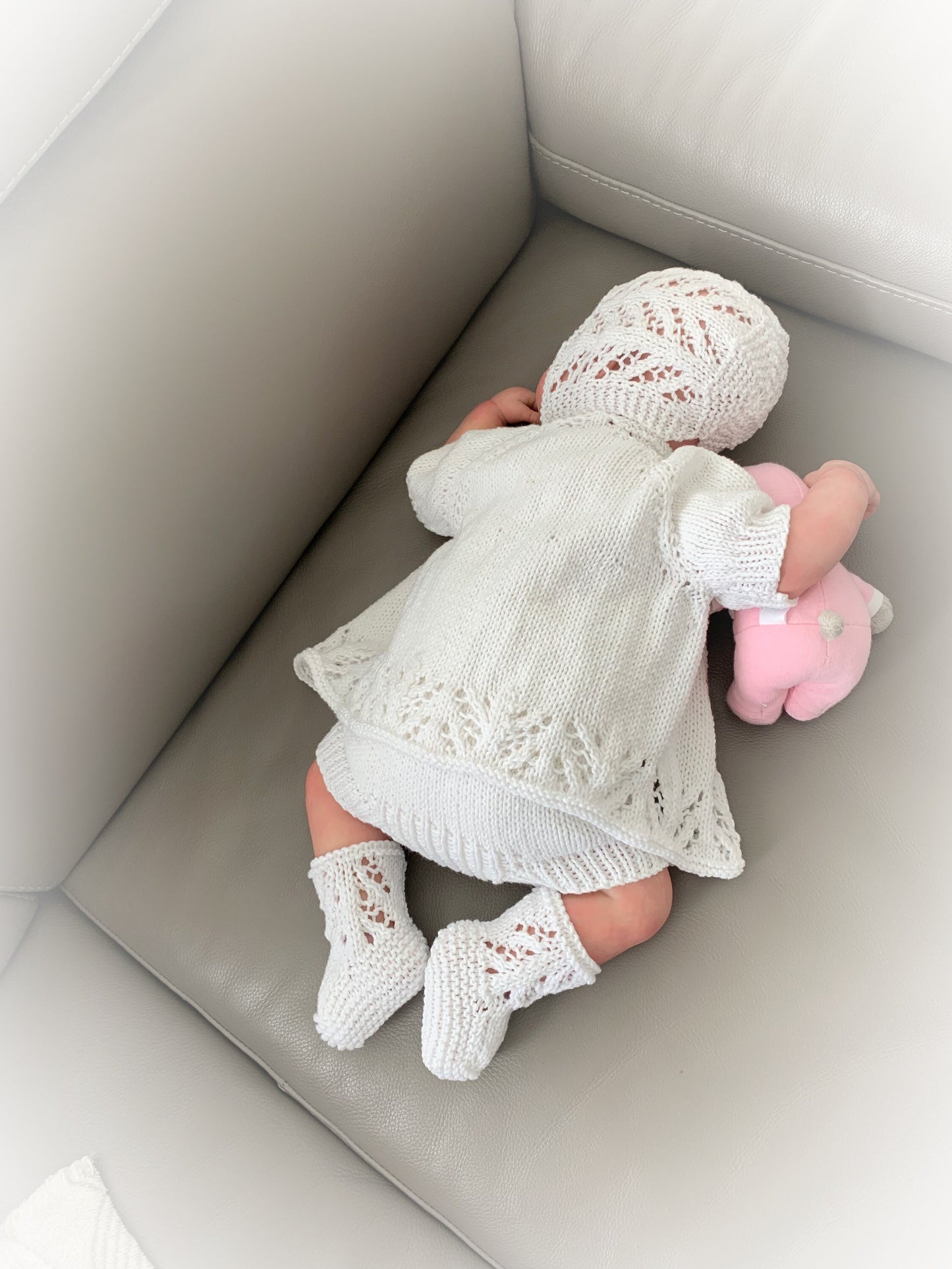 "Sparkle” 4-piece Knitting pattern set for Reborn doll 16 -22” or 0-3 Month Old Baby