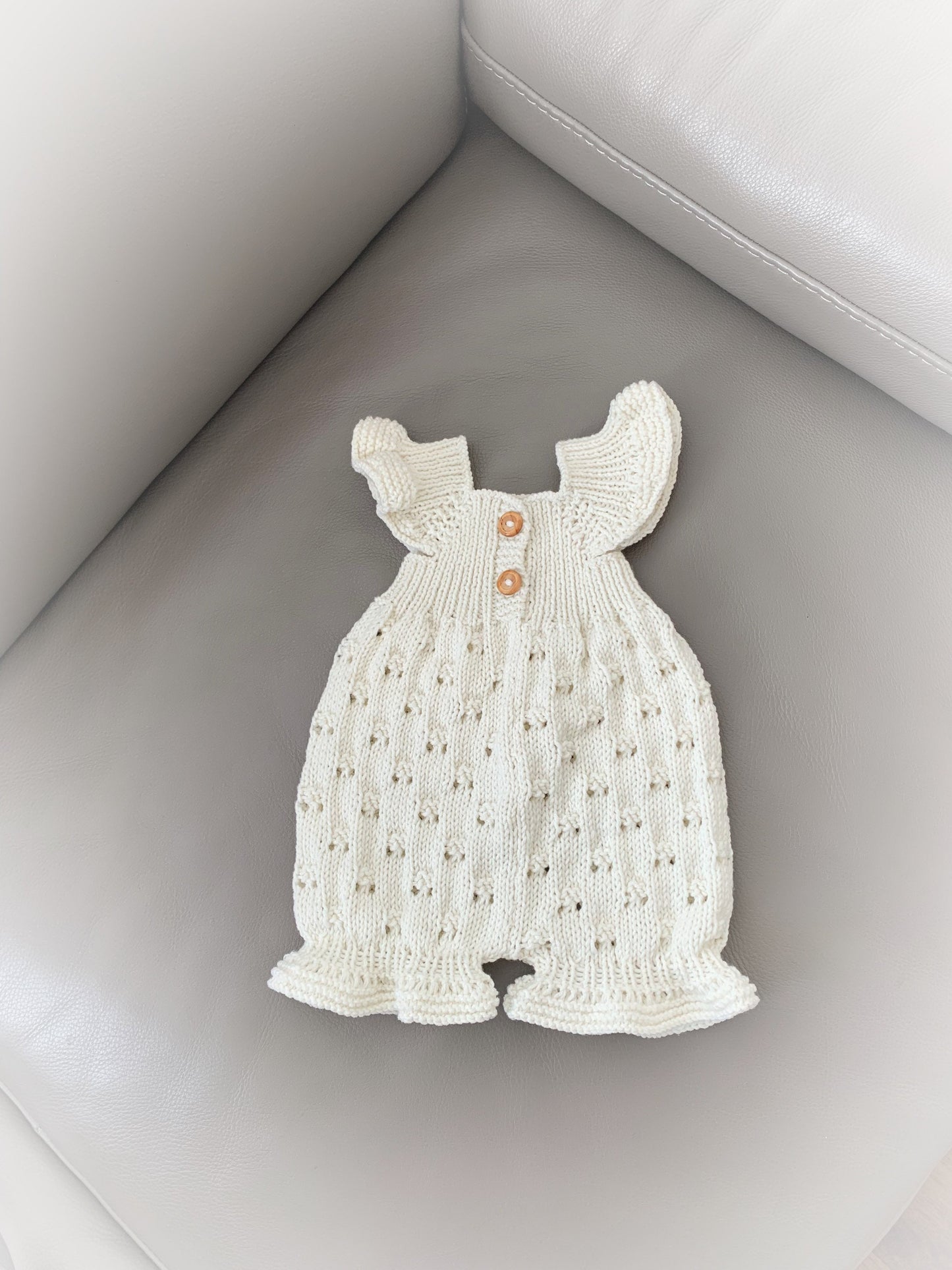 "Treacle” Romper Knitting pattern for Reborn doll 16 -22” or 0-3 Month Old Baby