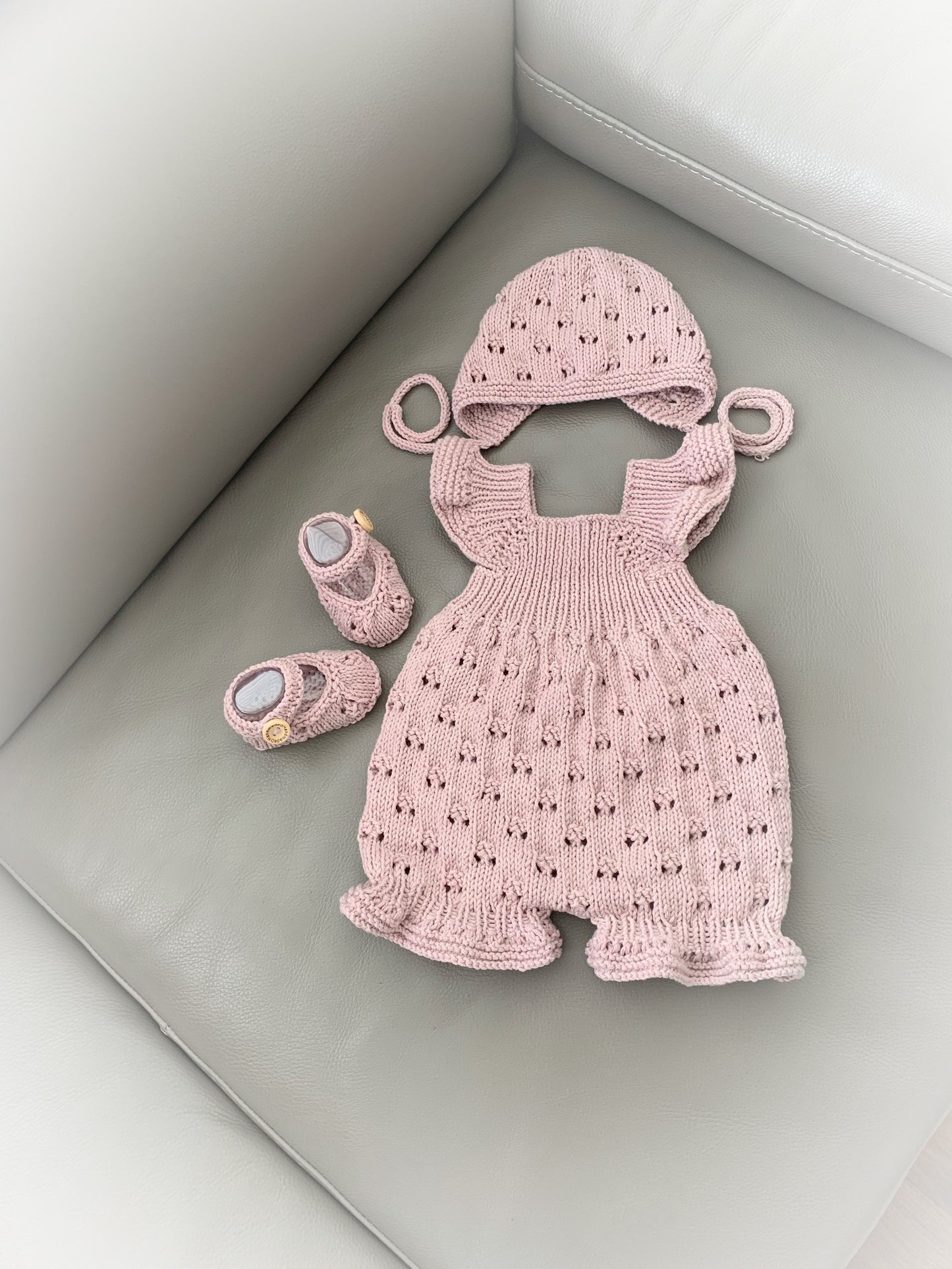 "Treacle” Romper Knitting pattern for Reborn doll 16 -22” or 0-3 Month Old Baby