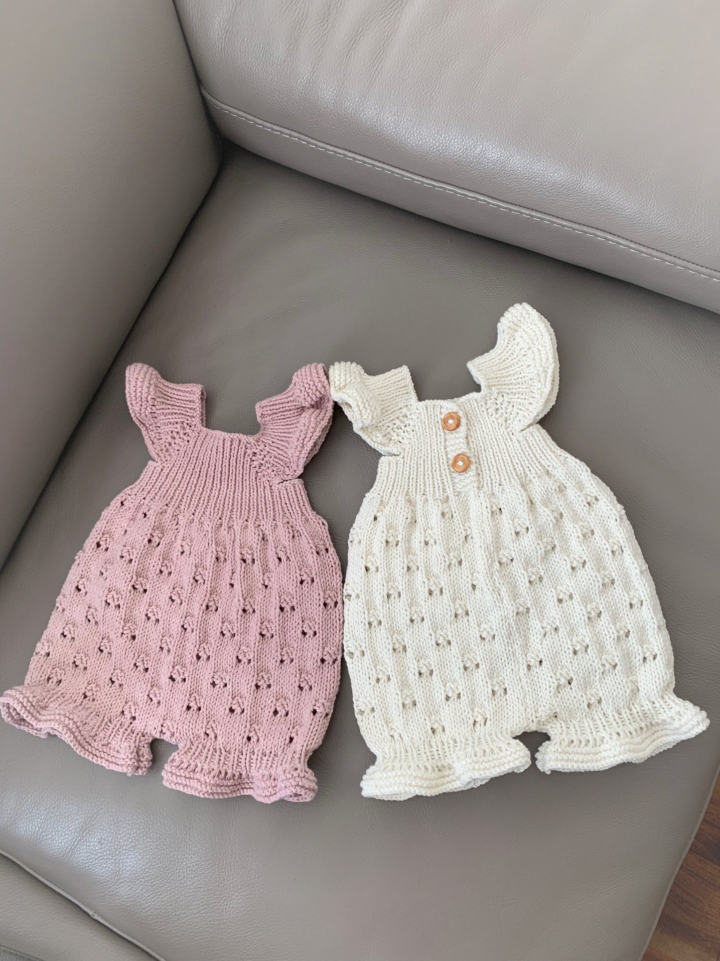 "Treacle” Romper Knitting pattern for Reborn doll 16 -22” or 0-3 Month Old Baby