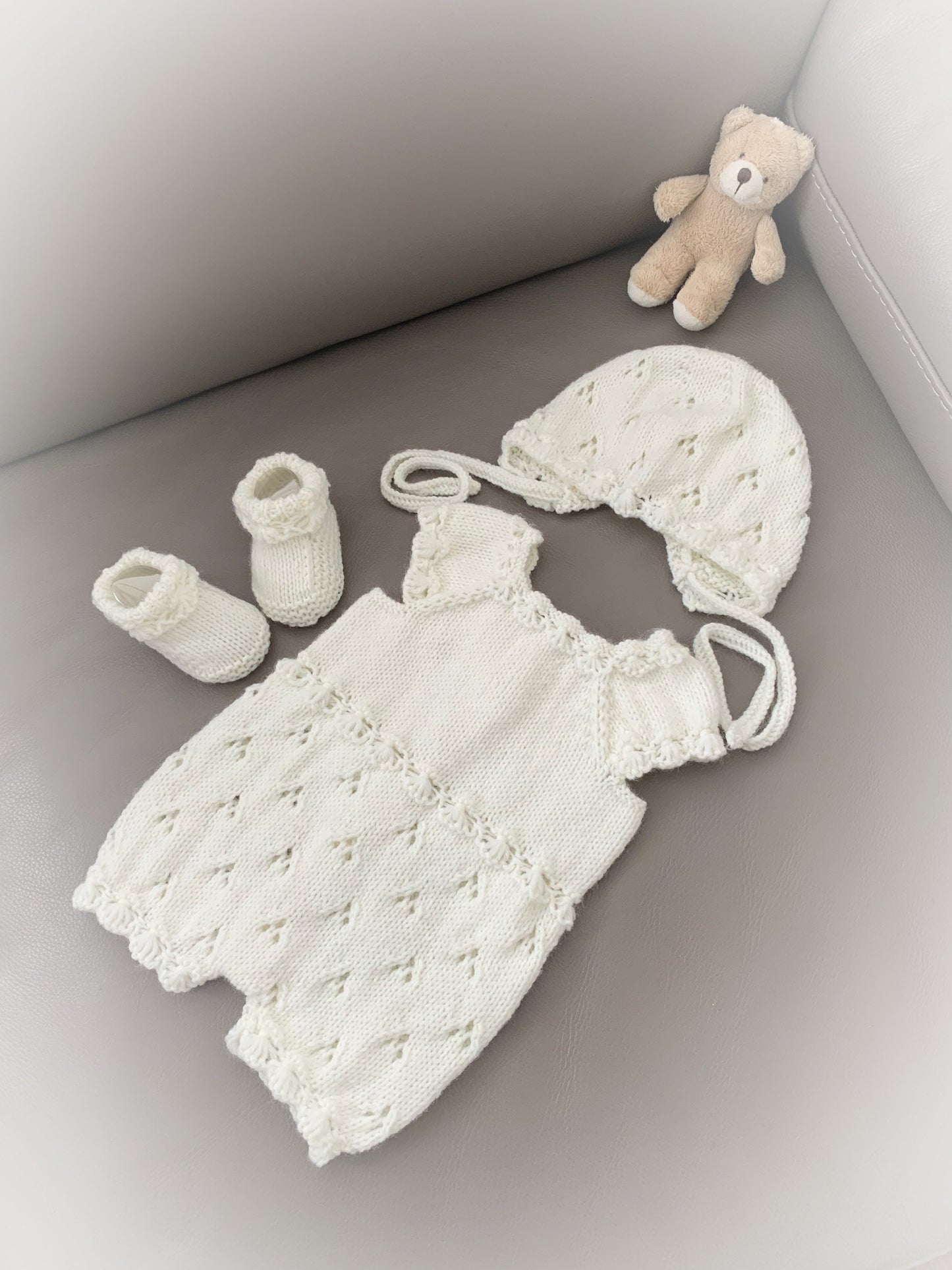 "Angel” Romper Knitting pattern for Reborn doll 16 -22” or 0-3 Month Old Baby