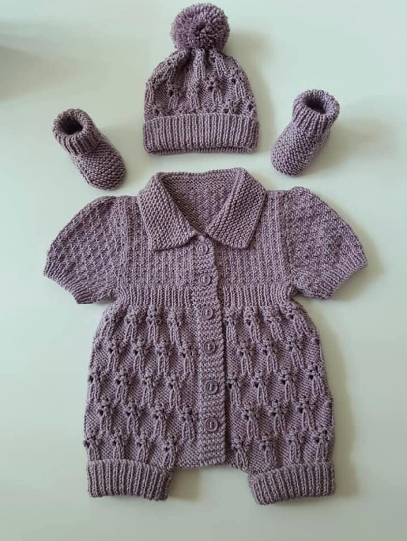 "Bluebell ” Romper - NEW sizes from premature to 24 Months