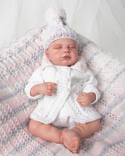 “Lollipop” Jacket, Hat & Blanket Set, Sizes Premature To 4 Years Old
