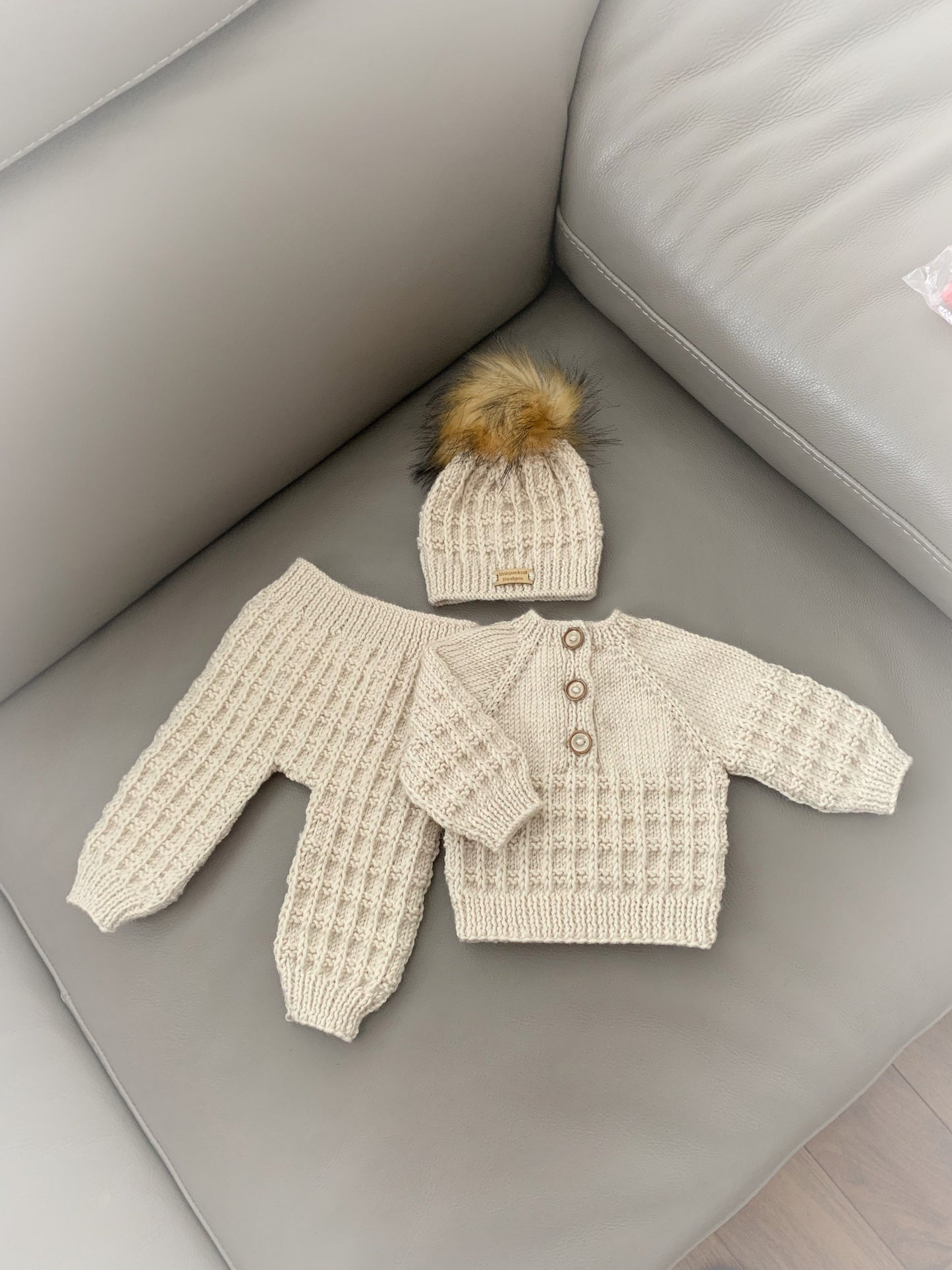 "Winter” 4 Piece Set Knitting pattern for Reborn doll 16-22” or 0-3 Month Old Baby