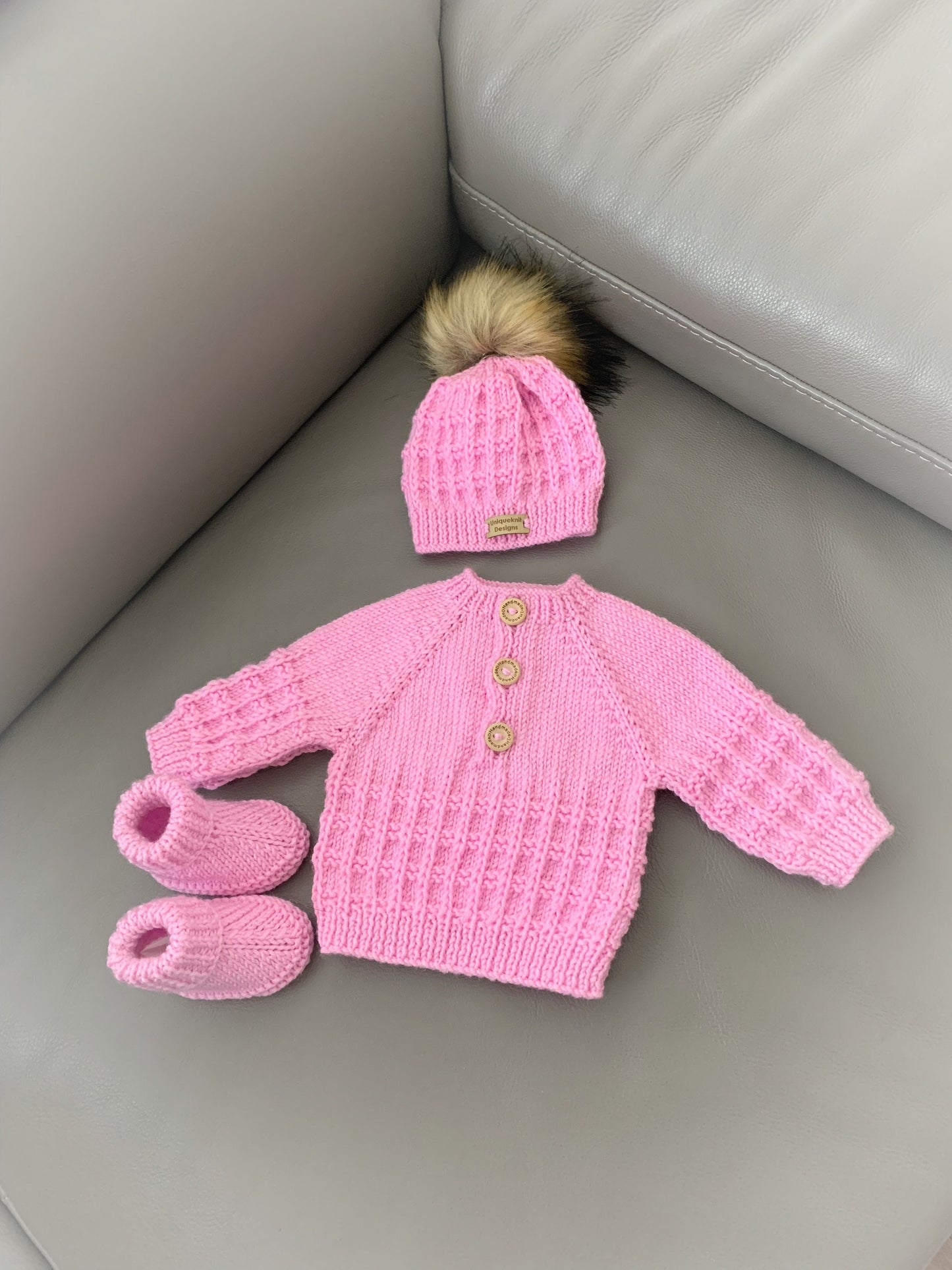 "Winter” 4 Piece Set Knitting pattern for Reborn doll 16-22” or 0-3 Month Old Baby