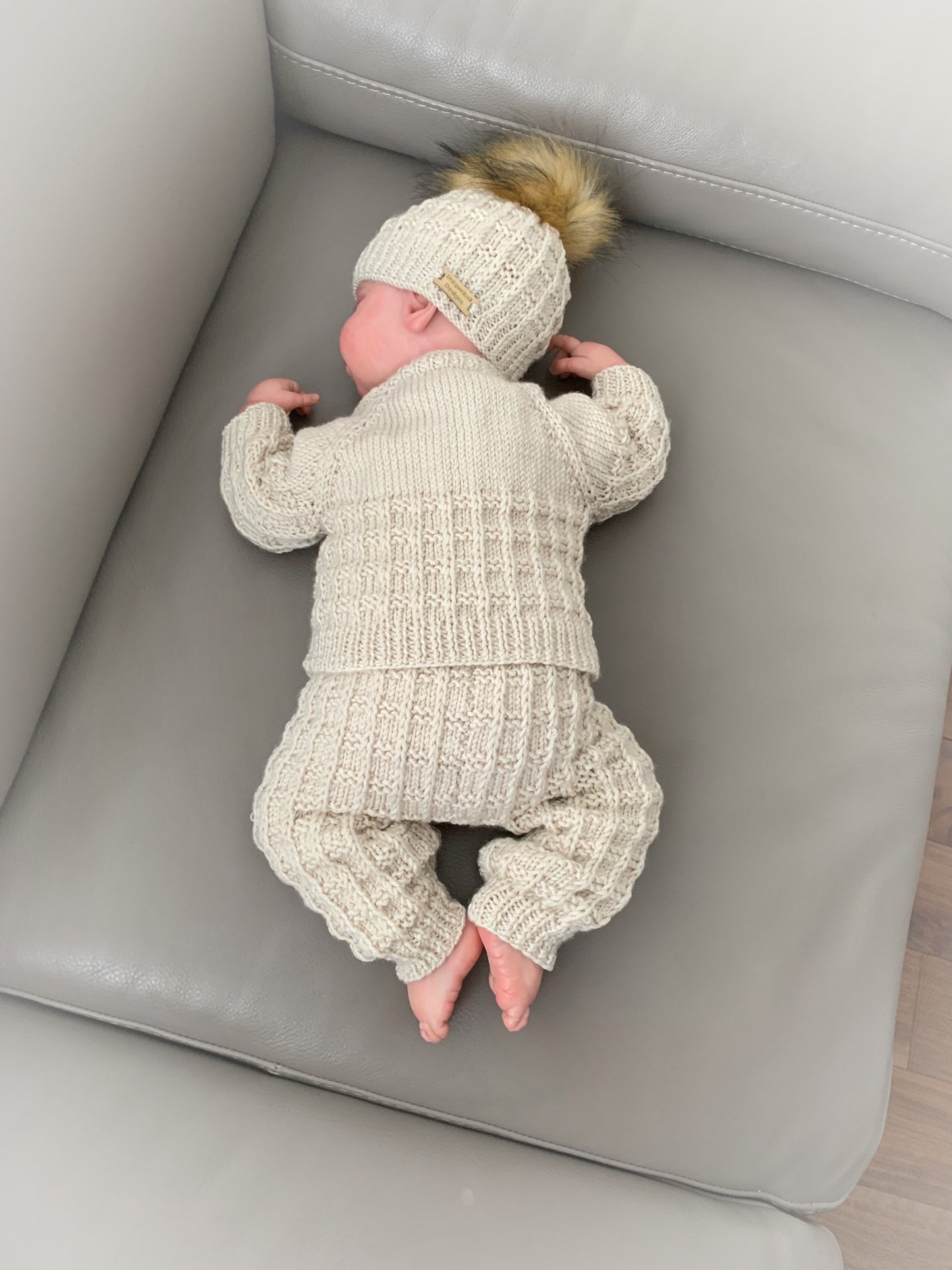 "Winter” 4 Piece Set Knitting pattern for Reborn doll 16-22” or 0-3 Month Old Baby