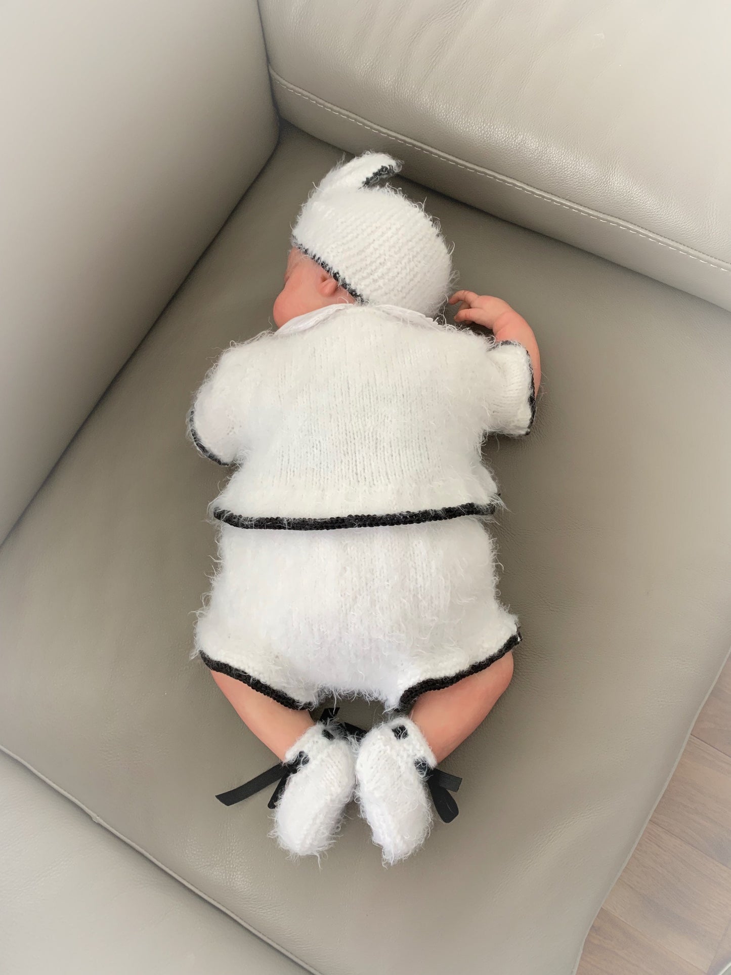 "Carmen” 4 Piece Knitting pattern set for Reborn doll 16 -22” or 0-3 Month Old Baby