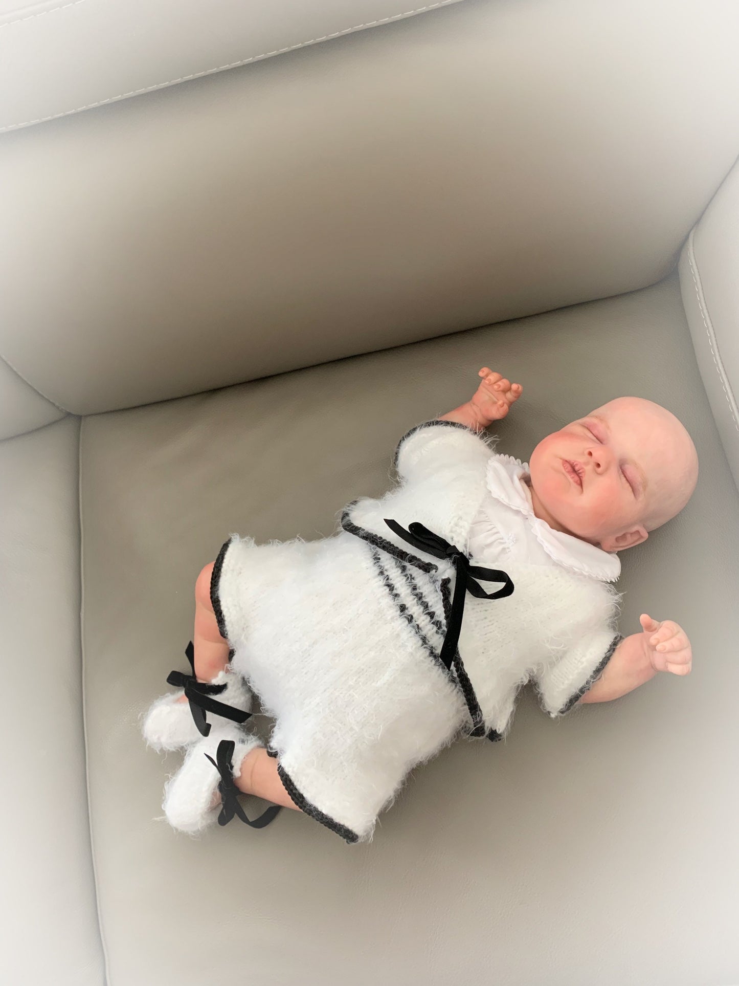 "Carmen” 4 Piece Knitting pattern set for Reborn doll 16 -22” or 0-3 Month Old Baby