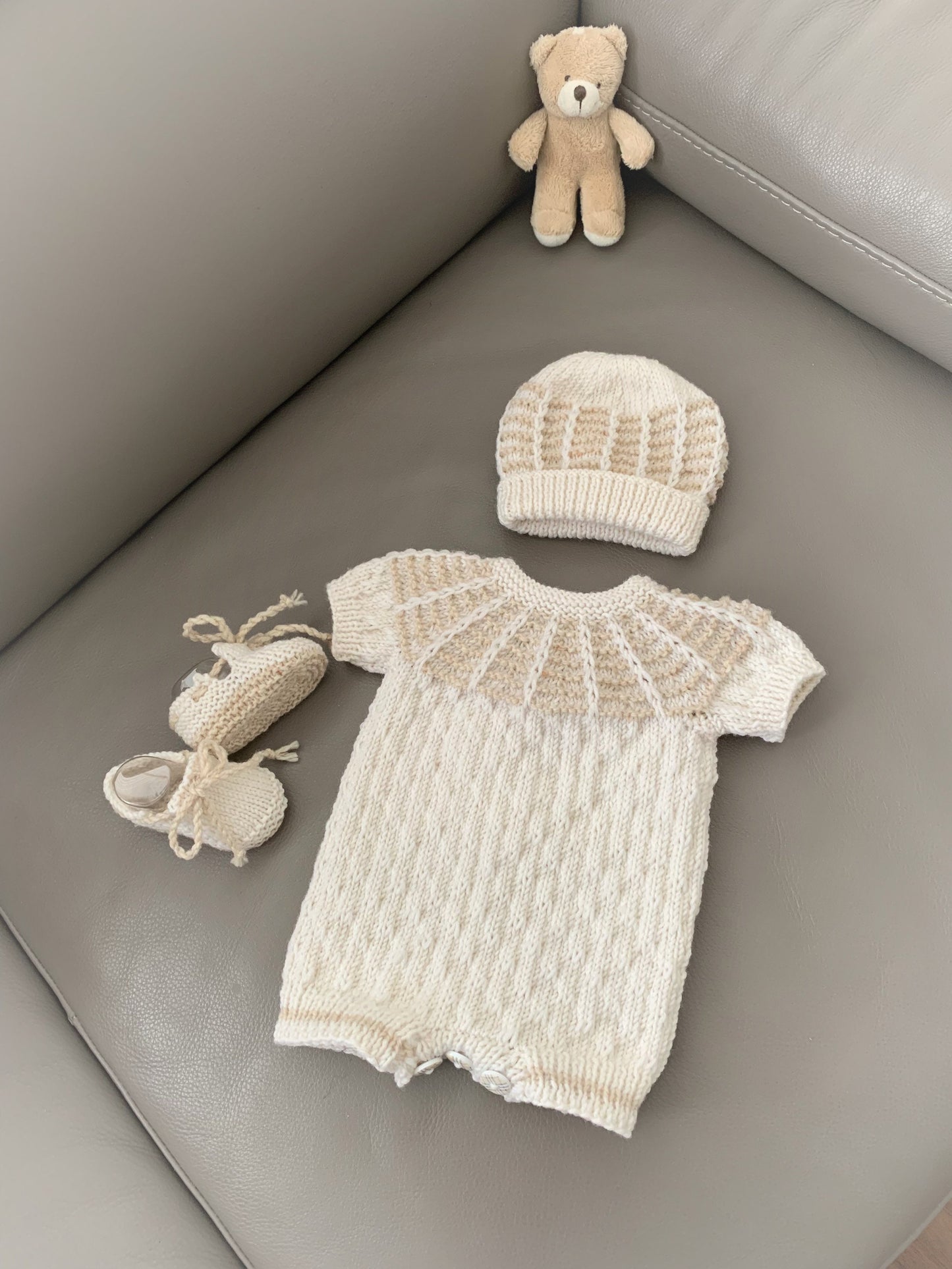 "Isaac” Multi Piece set knitting pattern for reborn doll 16-22" or 0-3 month old baby