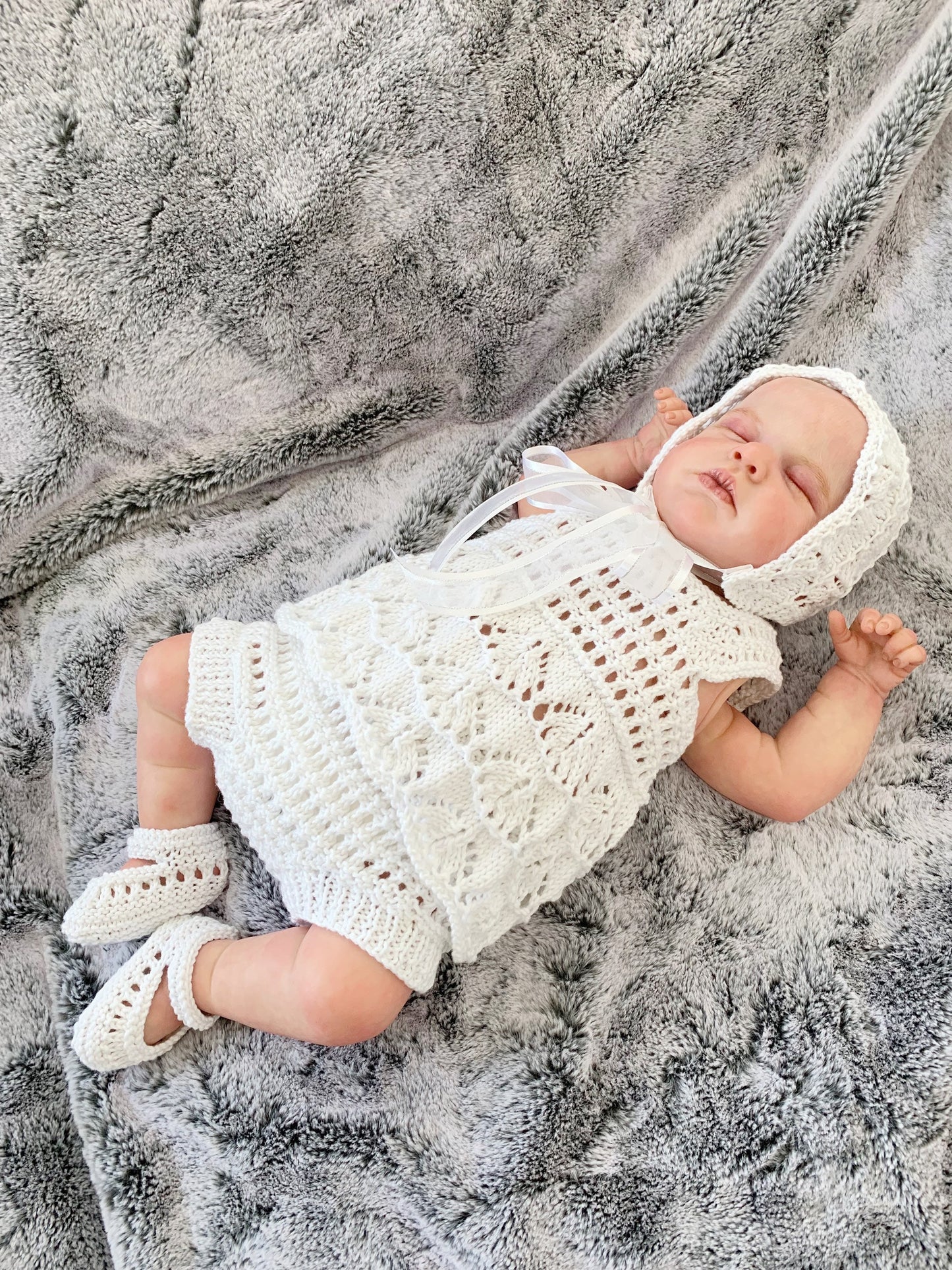 "Summer” 4 Piece Set Knitting pattern for Reborn doll 16-22” or 0-3 Month Old Baby