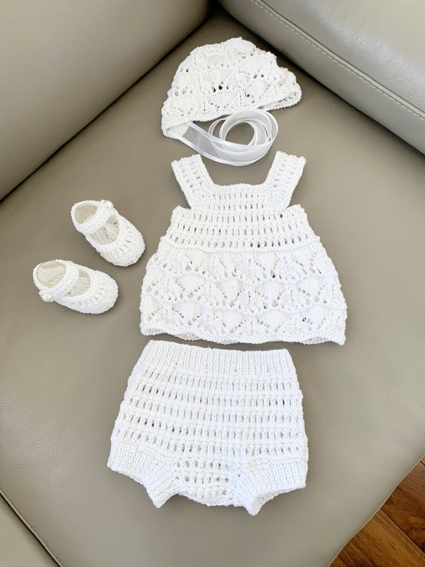 "Summer” 4 Piece Set Knitting pattern for Reborn doll 16-22” or 0-3 Month Old Baby