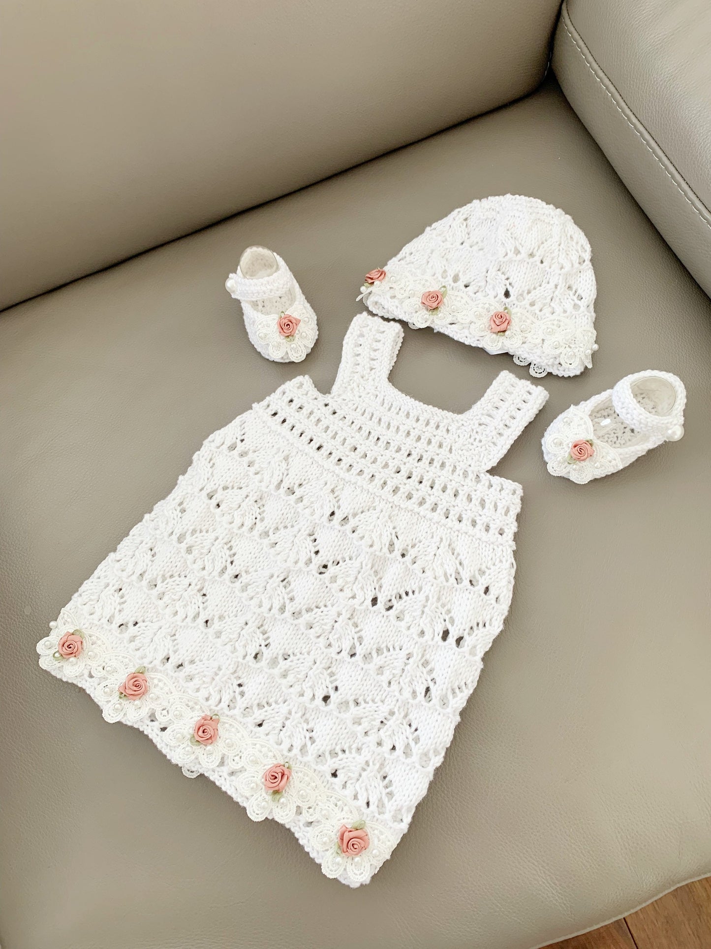 "Summer” 4 Piece Set Knitting pattern for Reborn doll 16-22” or 0-3 Month Old Baby