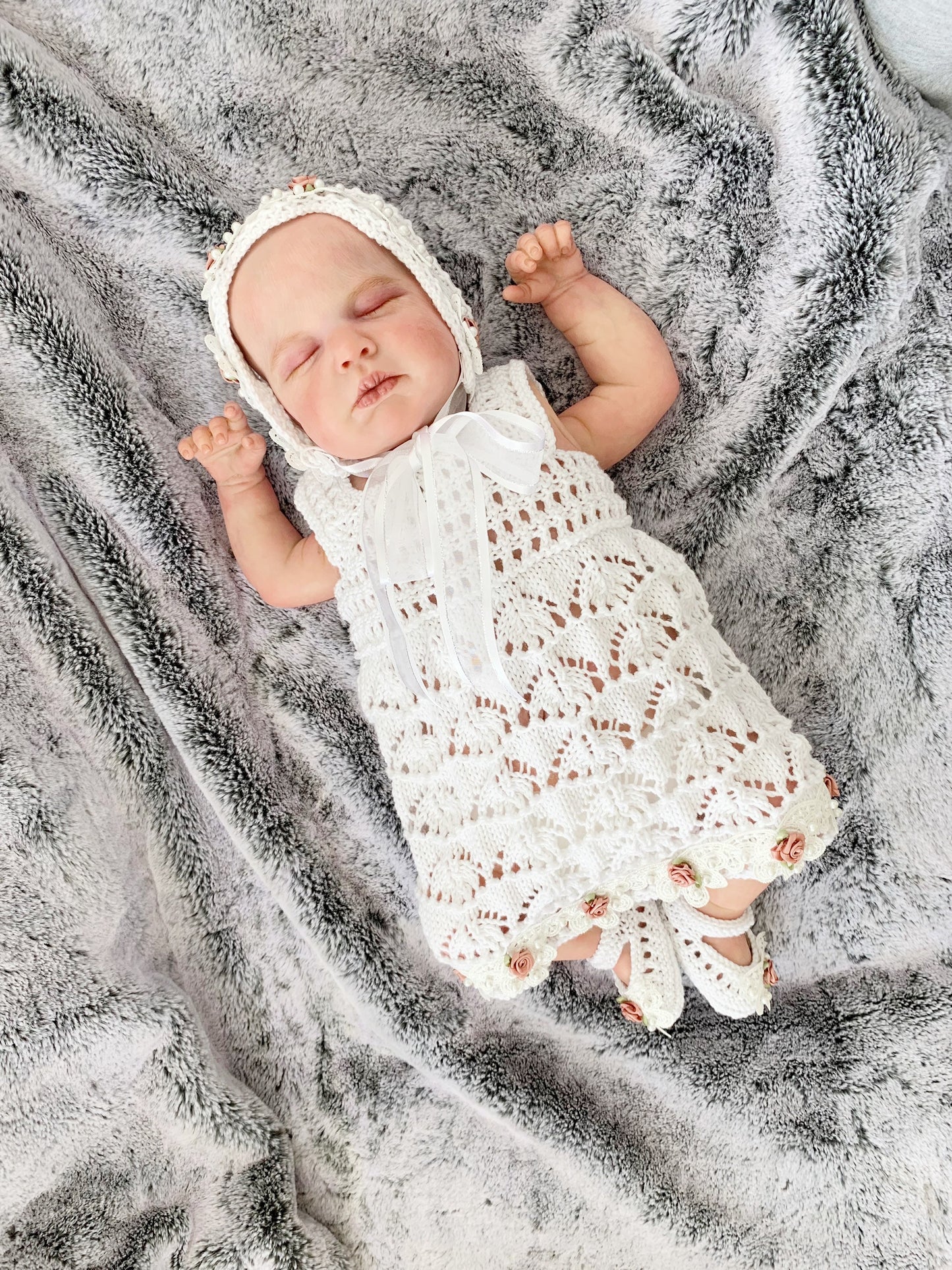"Summer” 4 Piece Set Knitting pattern for Reborn doll 16-22” or 0-3 Month Old Baby