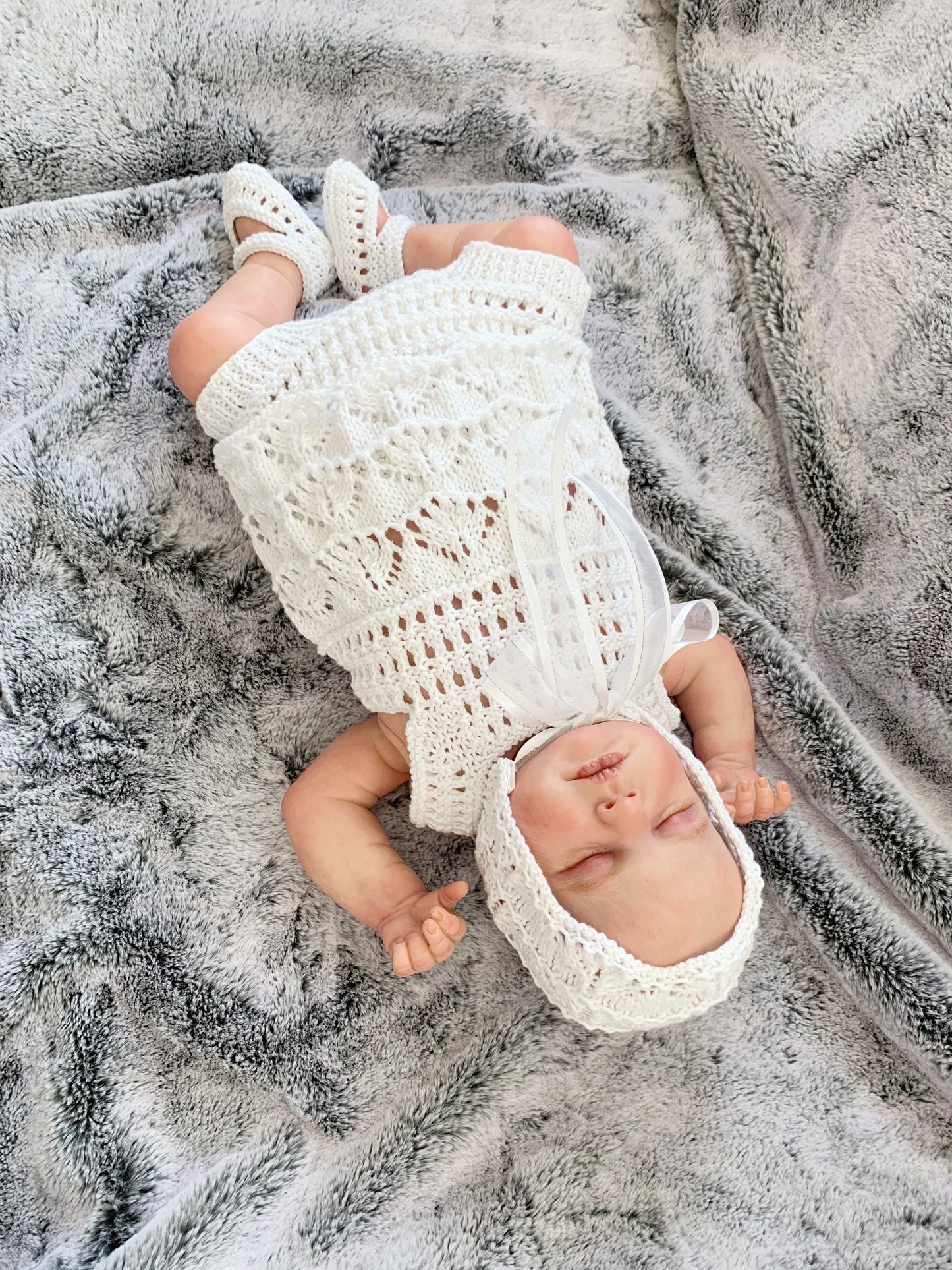 "Summer” 4 Piece Set Knitting pattern for Reborn doll 16-22” or 0-3 Month Old Baby