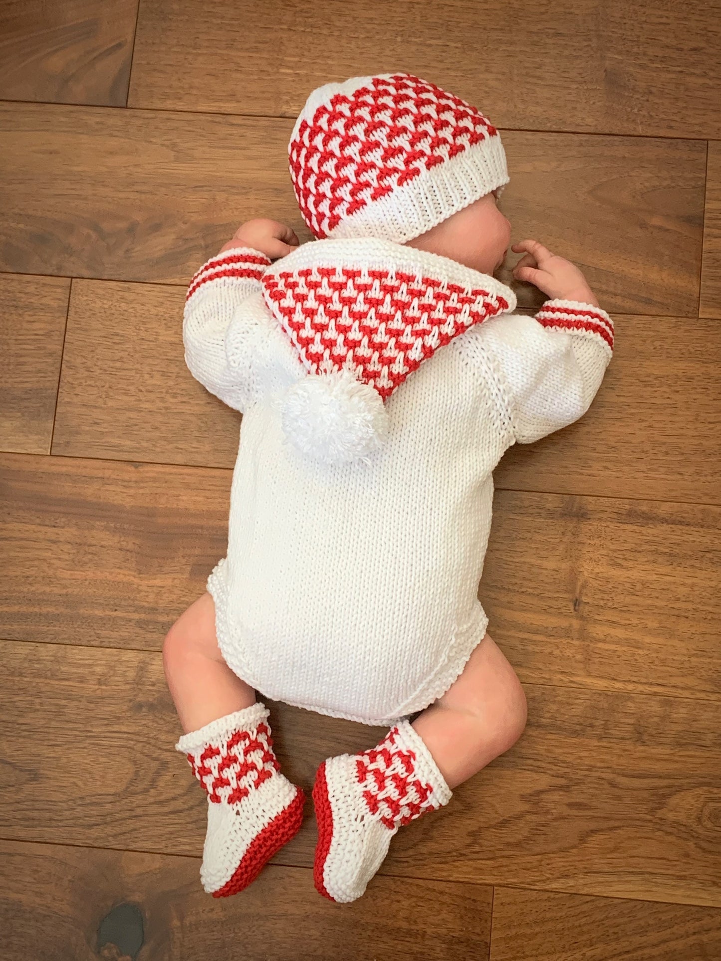 "Holly” Romper Knitting pattern for Reborn doll 16 -22” or 0-3 Month Old Baby
