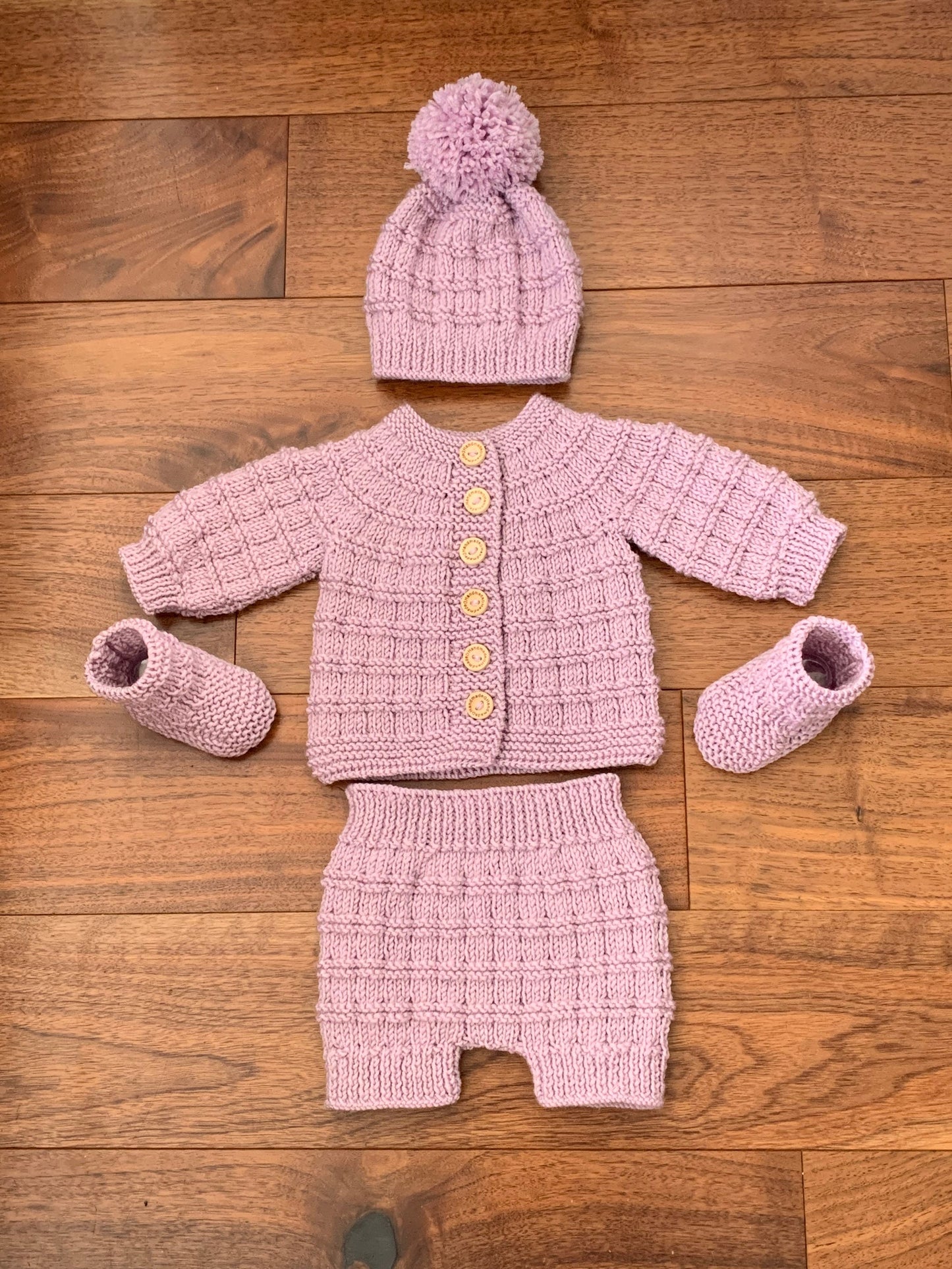 "Tate & Kate” 4 Piece Set Knitting pattern for Reborn doll 16-24” or 0-6 Mth Old Baby