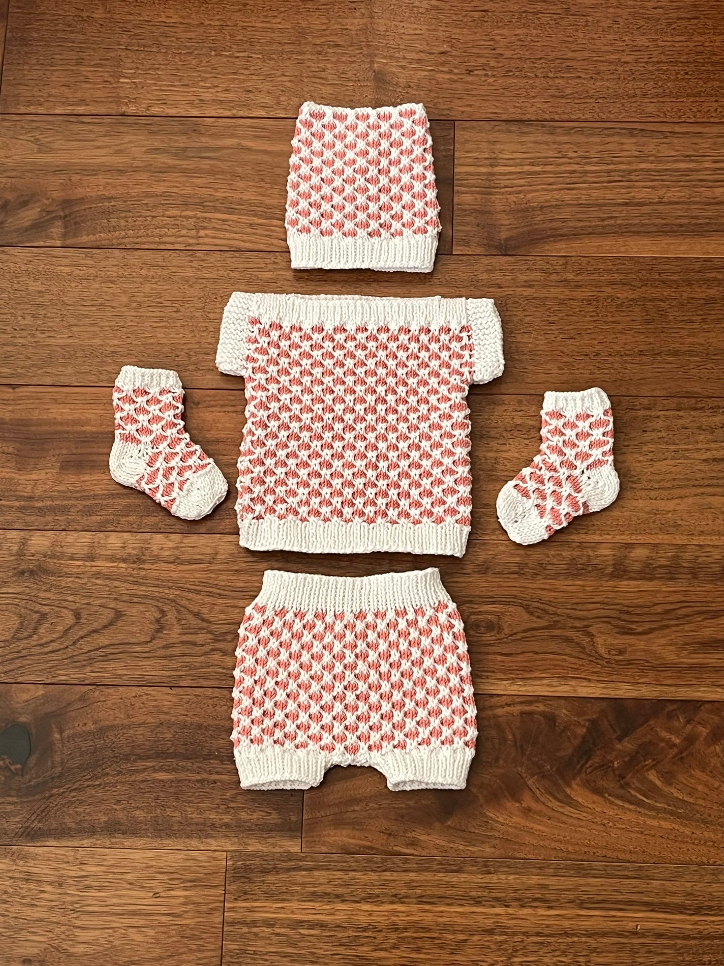 "Charlie” 4 Piece Set Knitting pattern for Reborn doll 16-22” or 0-3 Month Old Baby