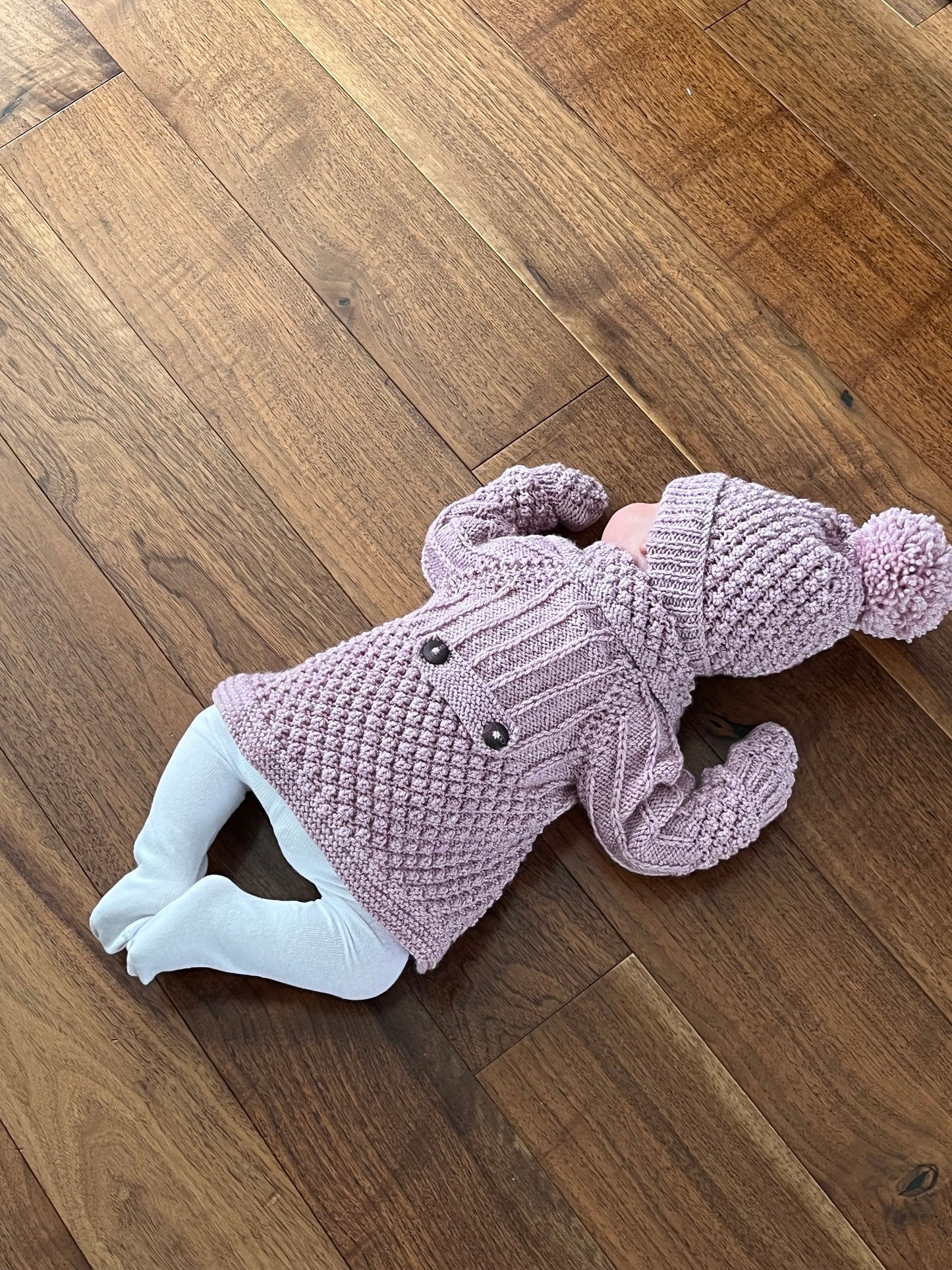 "Enchanted” 3 Piece Coat Set Knitting pattern for Reborn doll 16-22” or 0-3 Month Old Baby