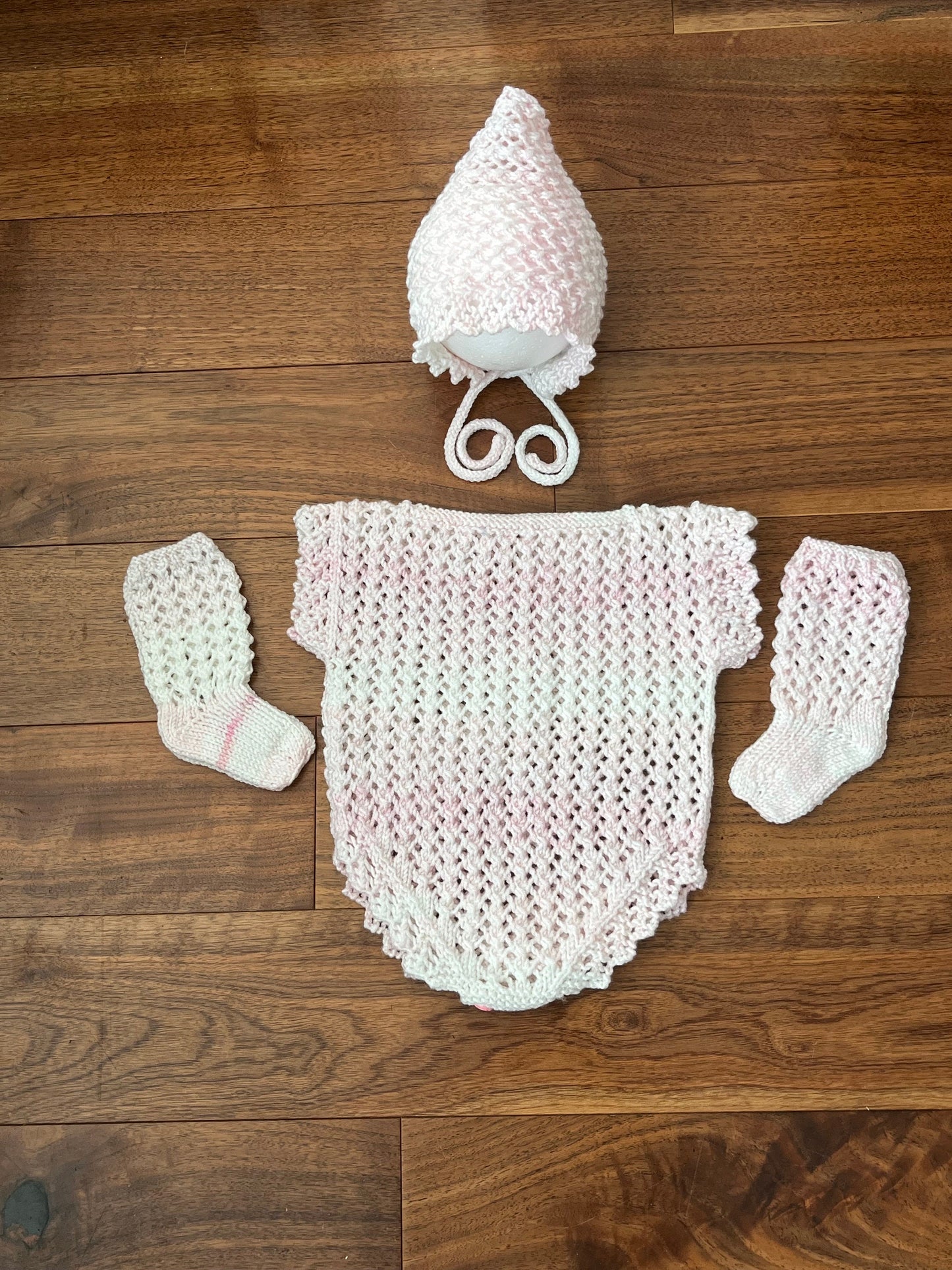 "Macey” Romper Knitting pattern for Reborn doll 18 -24” or 0-6 Month Old Baby