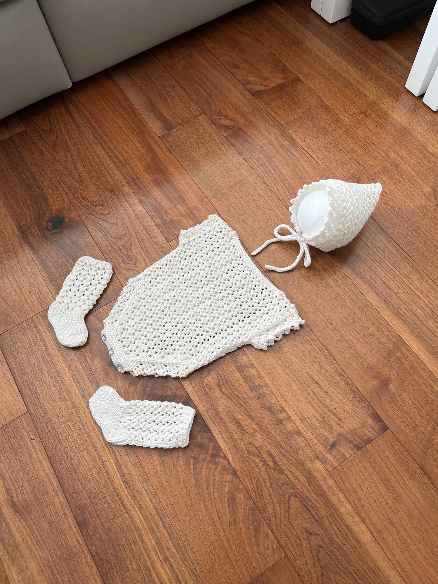 "Macey” Romper Knitting pattern for Reborn doll 18 -24” or 0-6 Month Old Baby