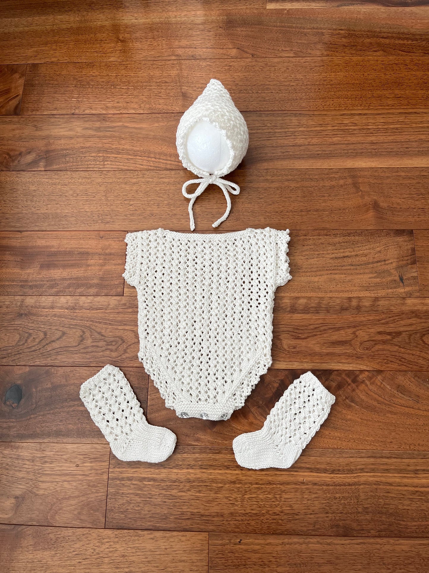 "Macey” Romper Knitting pattern for Reborn doll 18 -24” or 0-6 Month Old Baby