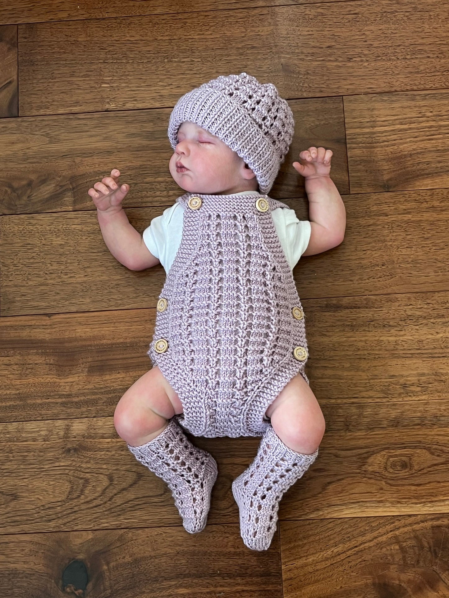 "Autumn” Romper Knitting pattern for Reborn doll 16 -22” or 0-3 Month Old Baby
