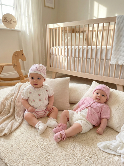 "Mayflower ” Mix 'n' Match Knitting pattern for Reborn doll 16 -22” or 0-3 Mth Old Baby